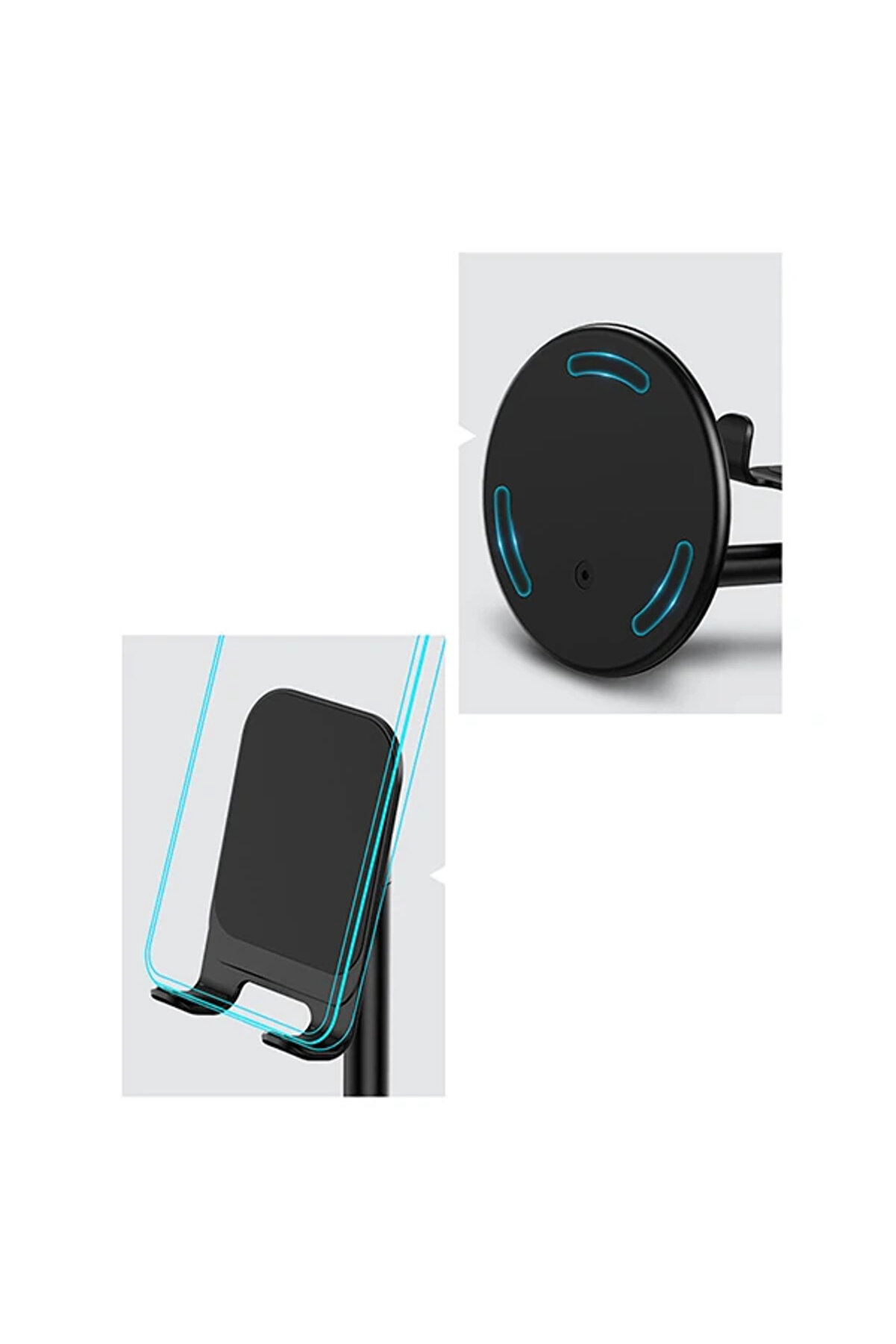 Usams Portati̇f Uni̇versal Metal Masaüstü Telefon Tablet Standı-(1903) - Dropx9028-6331