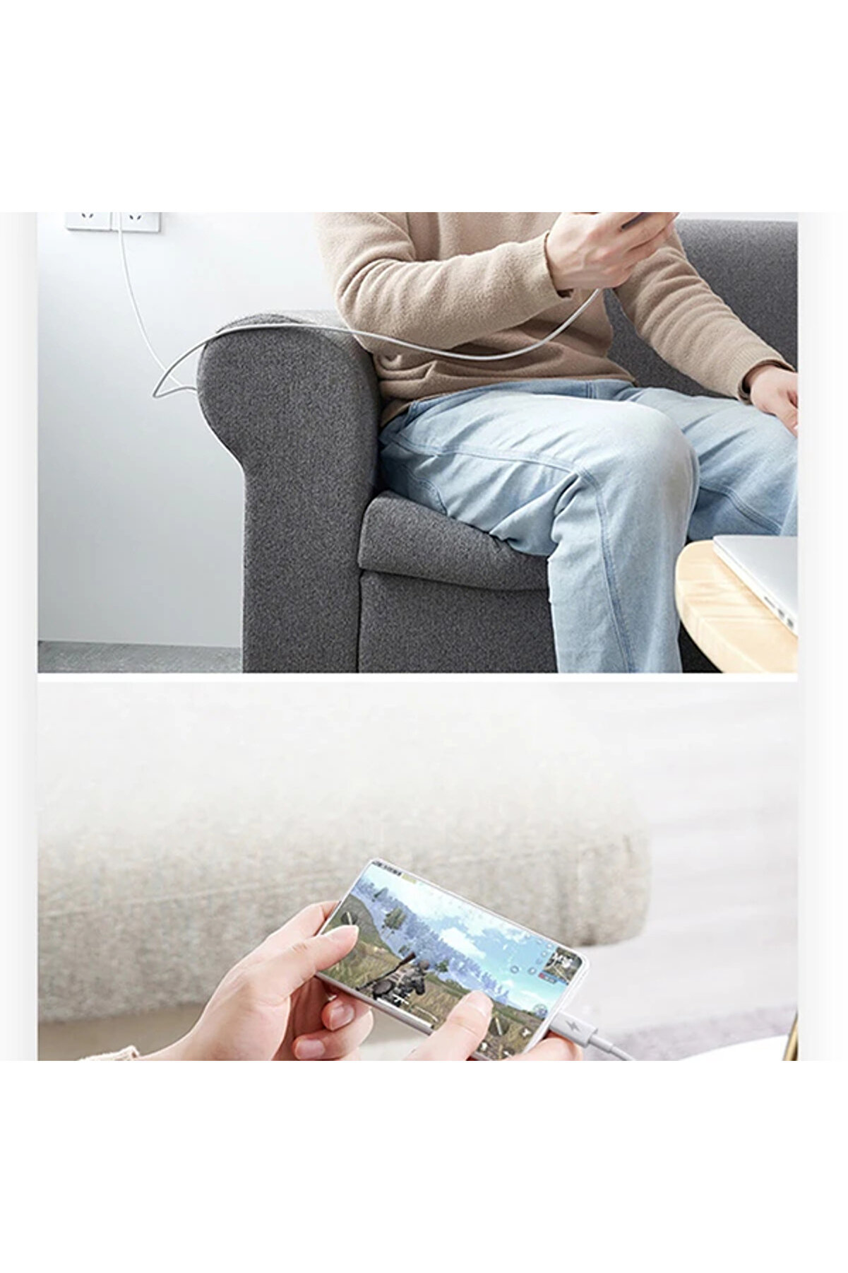 Wekome Type-C To İphone Pd 20W Hızlı Şarj Kablosu 1.2M-(1903) - Dropx6435-7344