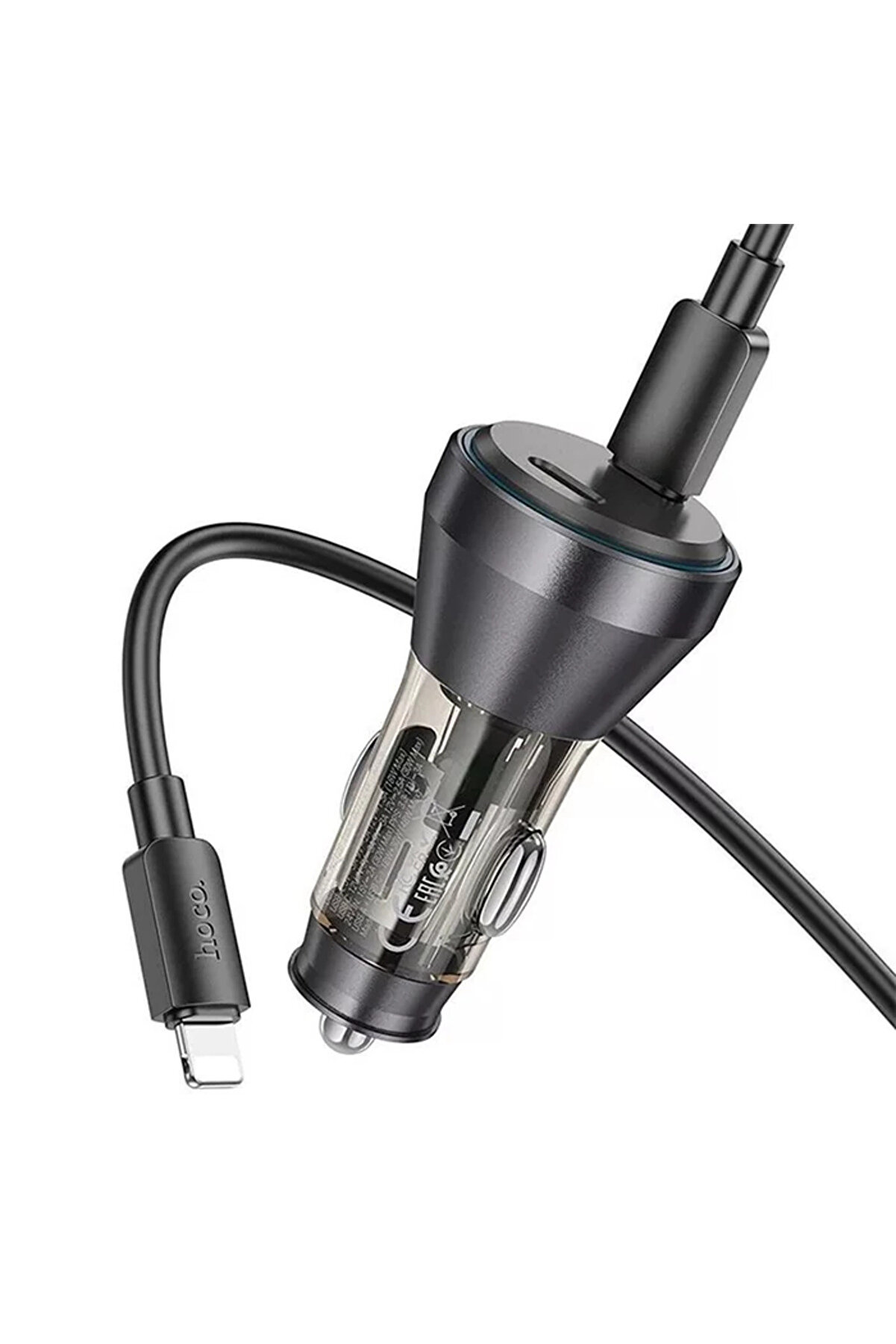 Hoco Nz12C Graceful Pd60W 2 Type-C Gi̇ri̇şli̇ Araç Çakmaklı Hızlı Şarj Aleti̇ + T - Gms1132-9861