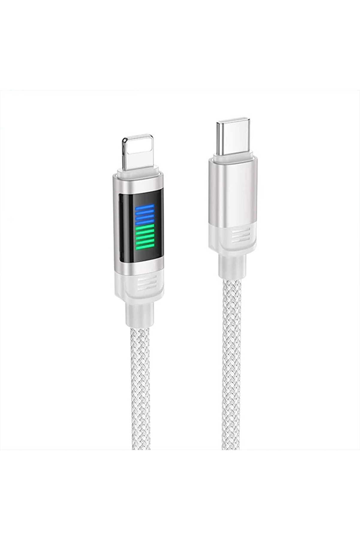 captainsmoda HOCO U126 Lantern 100W Type-C to iPhone Lightning Hızlı Data ve Şarj Kablosu-(577 -