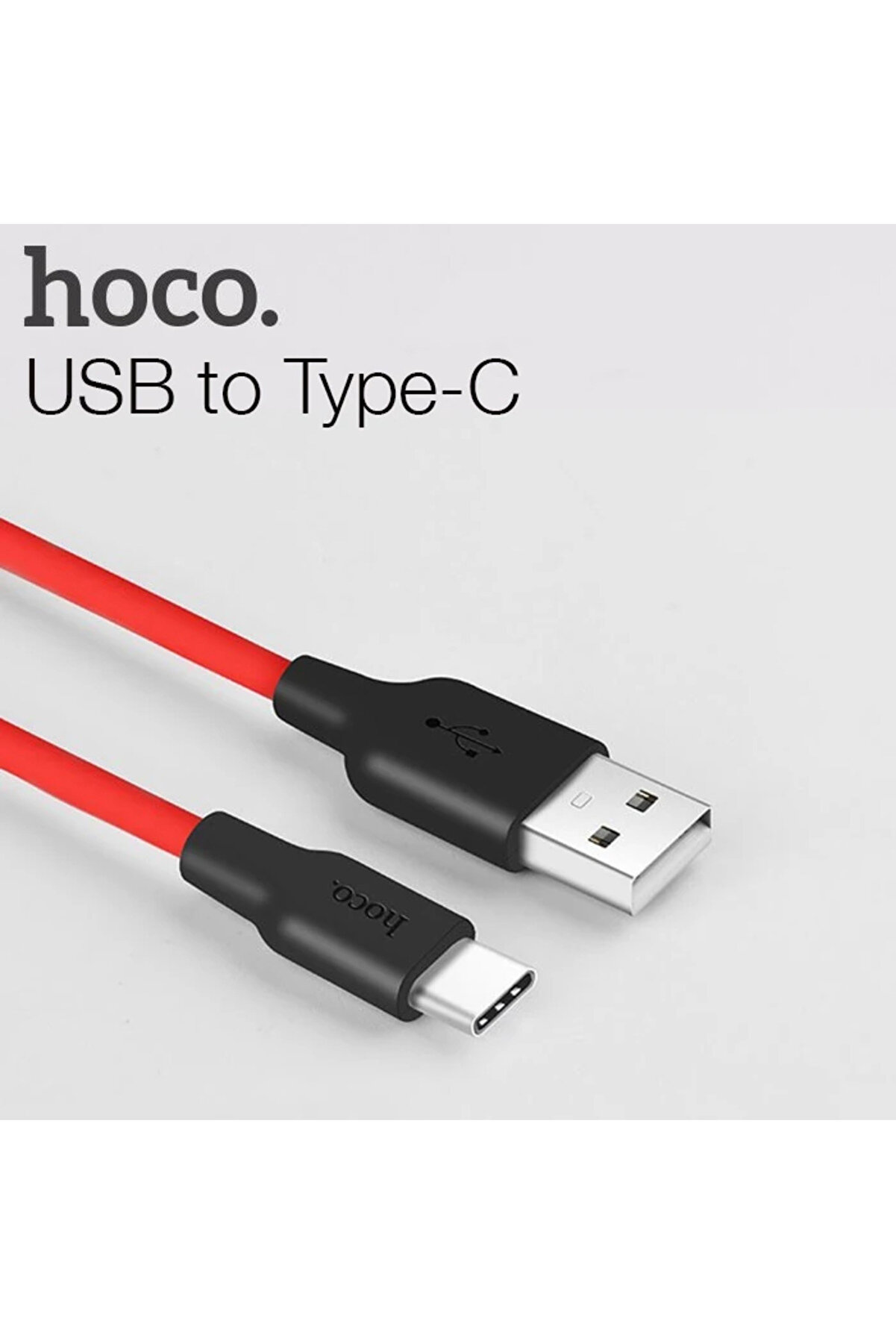 Hoco X21 Usb To Type-C 3A Si̇li̇kon Hızlı Şarj Ve Data Kablosu-(1903) - Dropx7189-5093