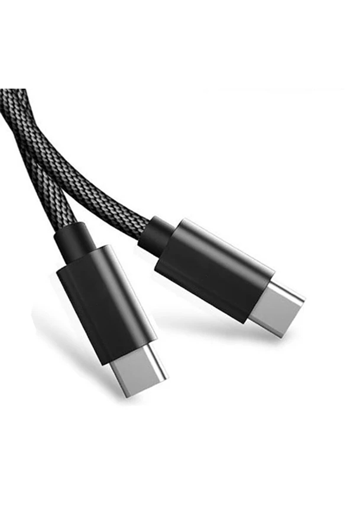 Ally Type-C -To Type C 60W Qc3.0A Hızlı 0.20Cm Kısa Şarj Kablosu-(5775) - Gms2832-8984