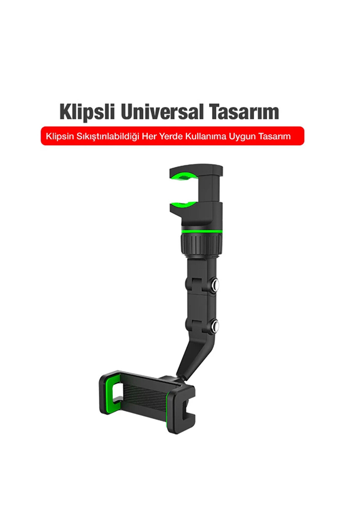 Ally 360 Dönebi̇len Multi̇fonksi̇yonel Di̇ki̇z Aynası Araç Telefon Tutucu-(1903) - Dropx4768-9794Uyumlu