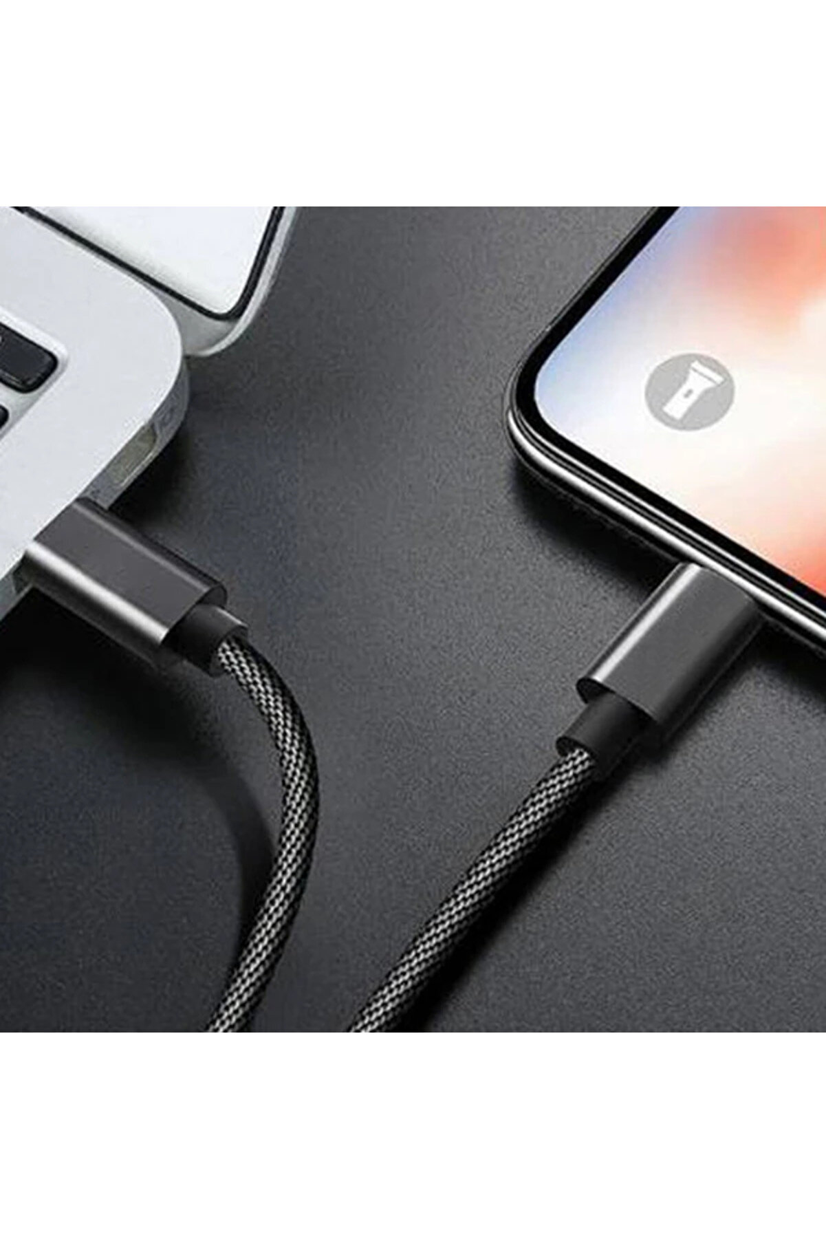 Ally Type-C -To Type C 60W Qc3.0A Hızlı 0.20Cm Kısa Şarj Kablosu-(5775) - Gms2832-8984