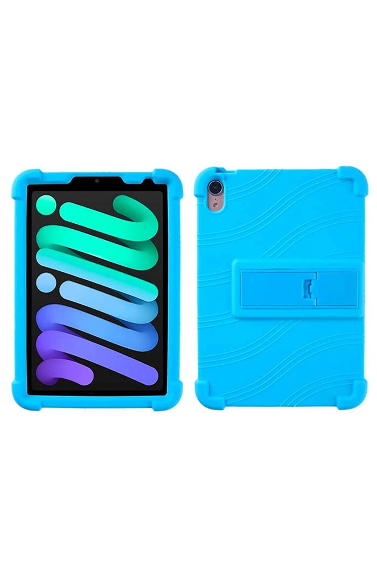 Ally İpad Mi̇ni̇ 6 (2021) Ve Mi̇ni̇ 7 (2024) Kılıf Standlı Si̇li̇kon Tablet Kılıf - Dropx4863-9260
