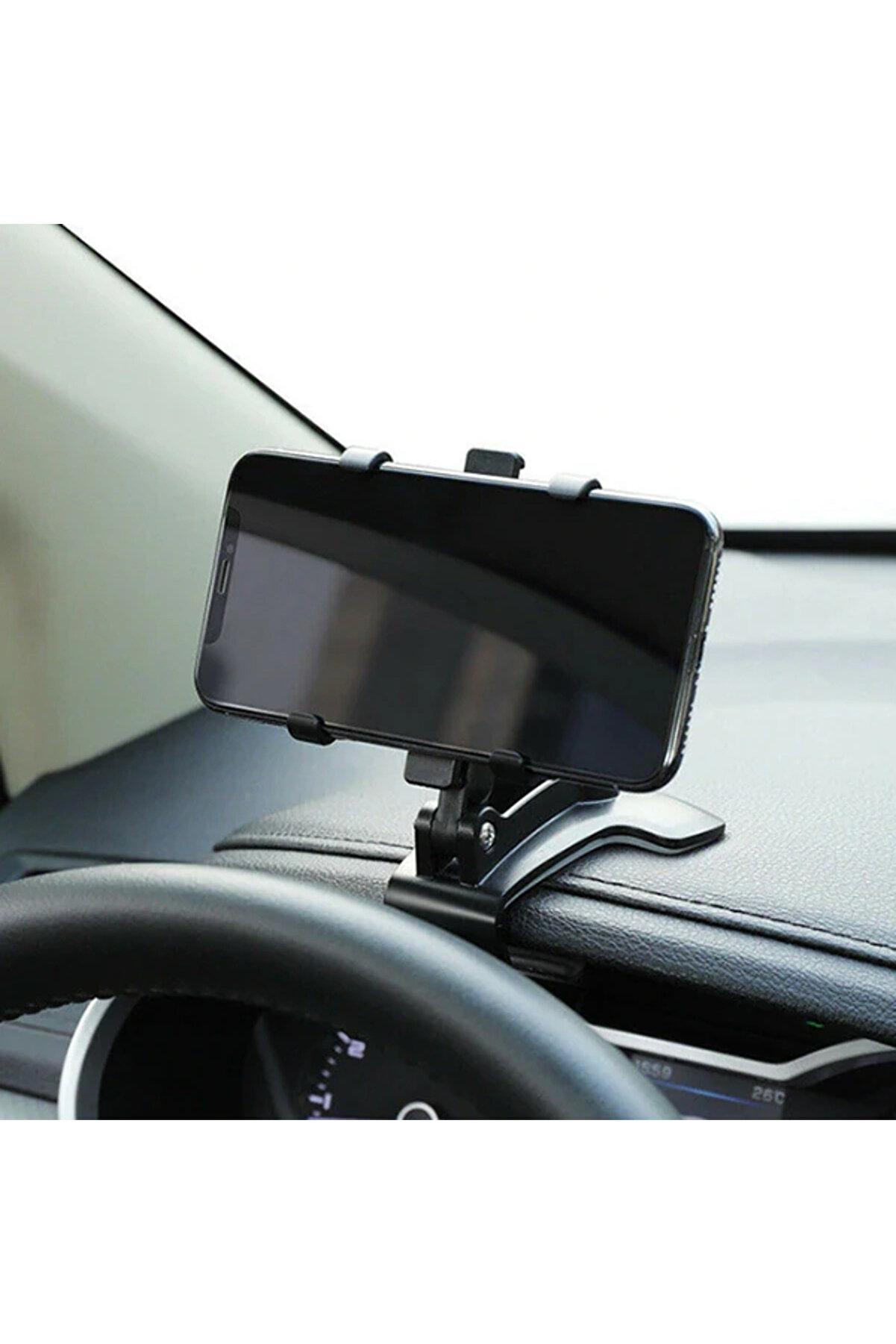 360 Dönerli̇ Mouth Oto-Araç Torpi̇do Uzeri̇ Telefon Tutucu-(1903) - Dropx8898-1482