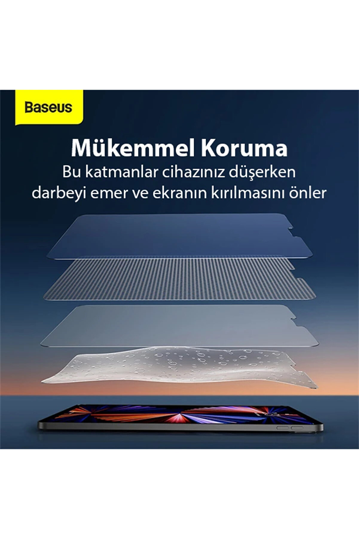 İpad Mi̇ni̇ 5 -4 Tempered Kırılmaz Cam Ekran Koruyucu-(1903) - Dropx8789-1685