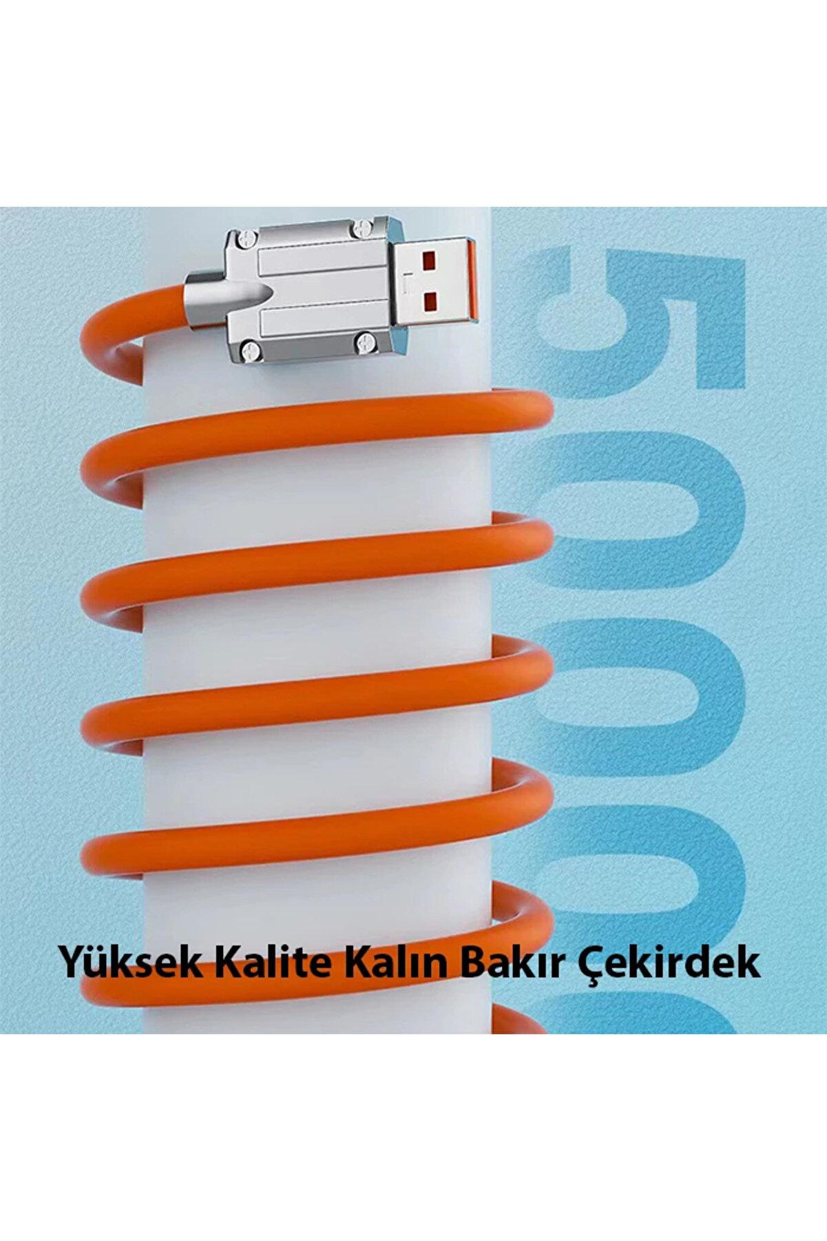 Ally 180° Dönebi̇len Usb To İphone Li̇ghtni̇ng 6A Hızlı Şarj Kablosu 1 Metre-(5775 - Najmaddi̇n974