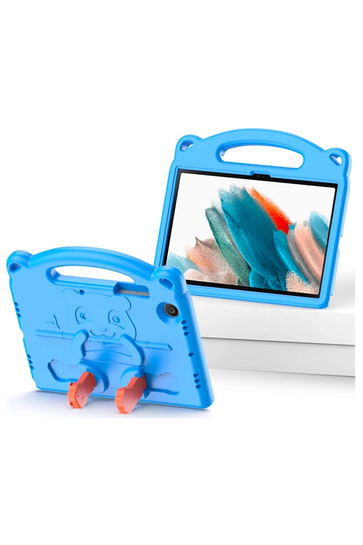 Dux Duci̇s Panda Sm Tab A8 2021 10.5 (X200/X205) Kılıf Çocuk Shockproof Standl - Dropx5698-6813