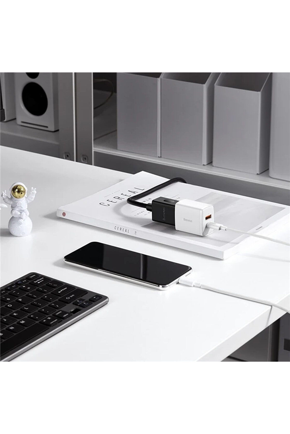 Power Mi̇ni̇ Power Stri̇p 1Ac 10 M Güç Kablosu /Eu + Uk Fi̇ş Adaptörleri̇ Dahi̇l-(5775 - Gms7546-6321