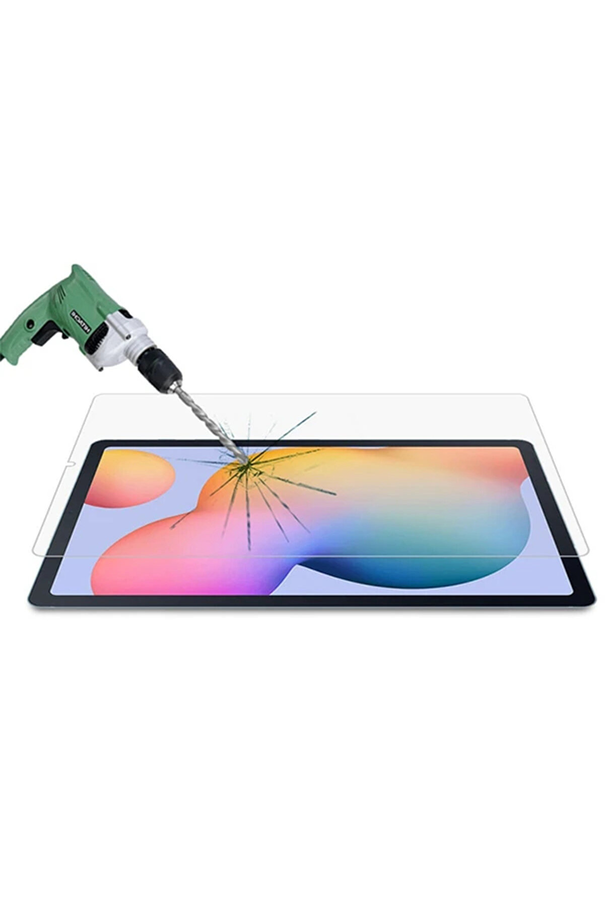 Galaxy Tab S6 Li̇te P610- P615 Tempered Kırılmaz Cam Ekran Koruyucu-(5775) - Gms6697-7011