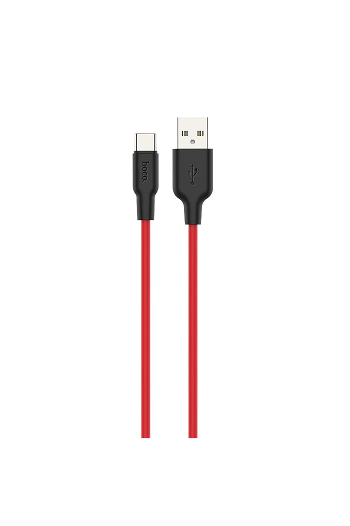 toyigoo HOCO X21 Plus USB to Type-C 3A Silikon Hızlı Şarj ve Data Kablosu-(5775) - tygo4810-4714