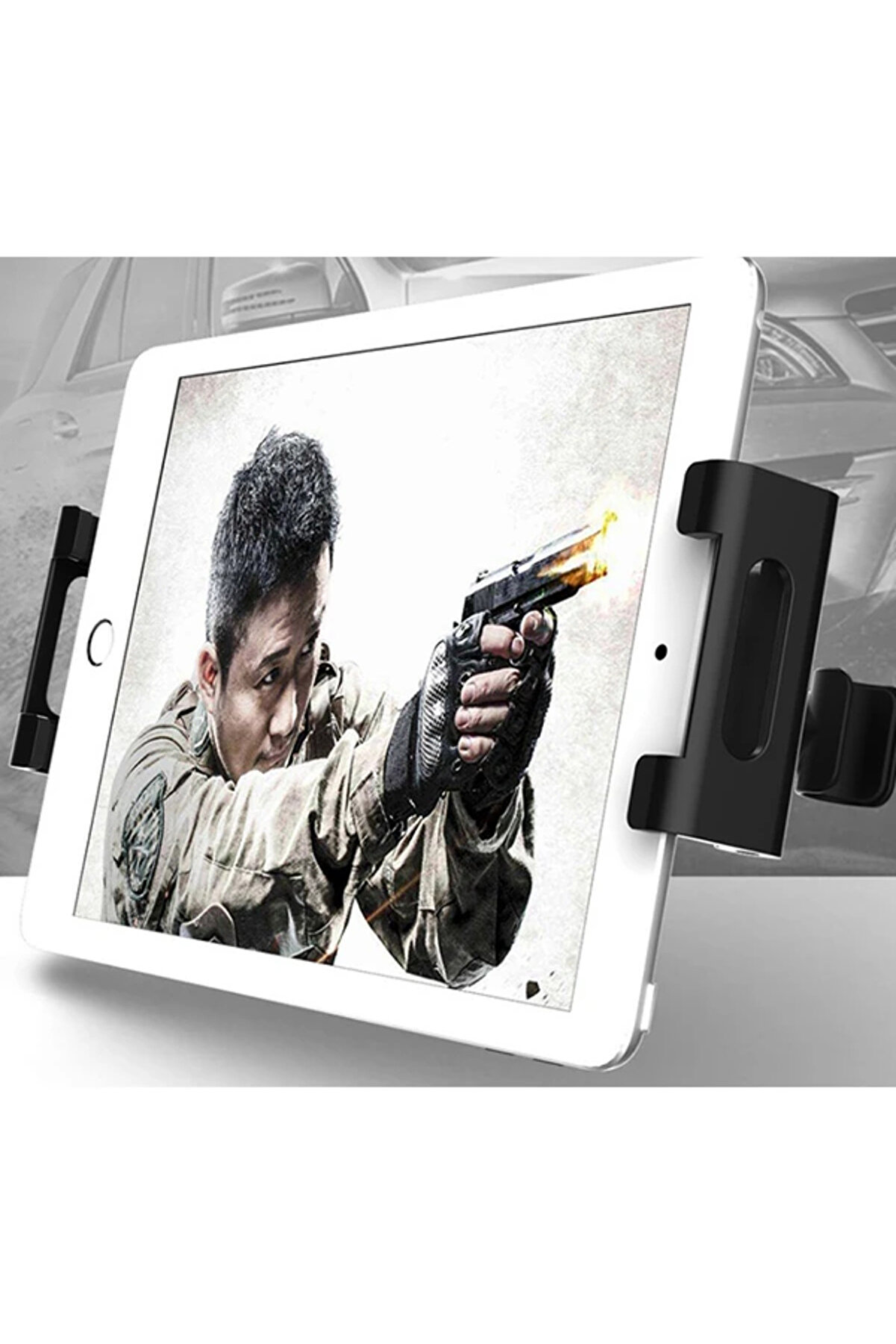 Ally Chz-04 Araç Arka Koltuk 12.9 İnch Kadar Tablet Telefon Tutucu-(1903) - Dropx7505-5584