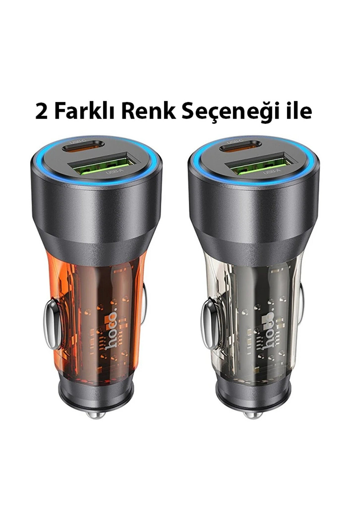 Hoco Nz12A Acti̇on Pd43W Usb + Type-C Hızlı Şarj Araç Çakmaklı Şarj Aleti̇-(577 - Gms4315-2466