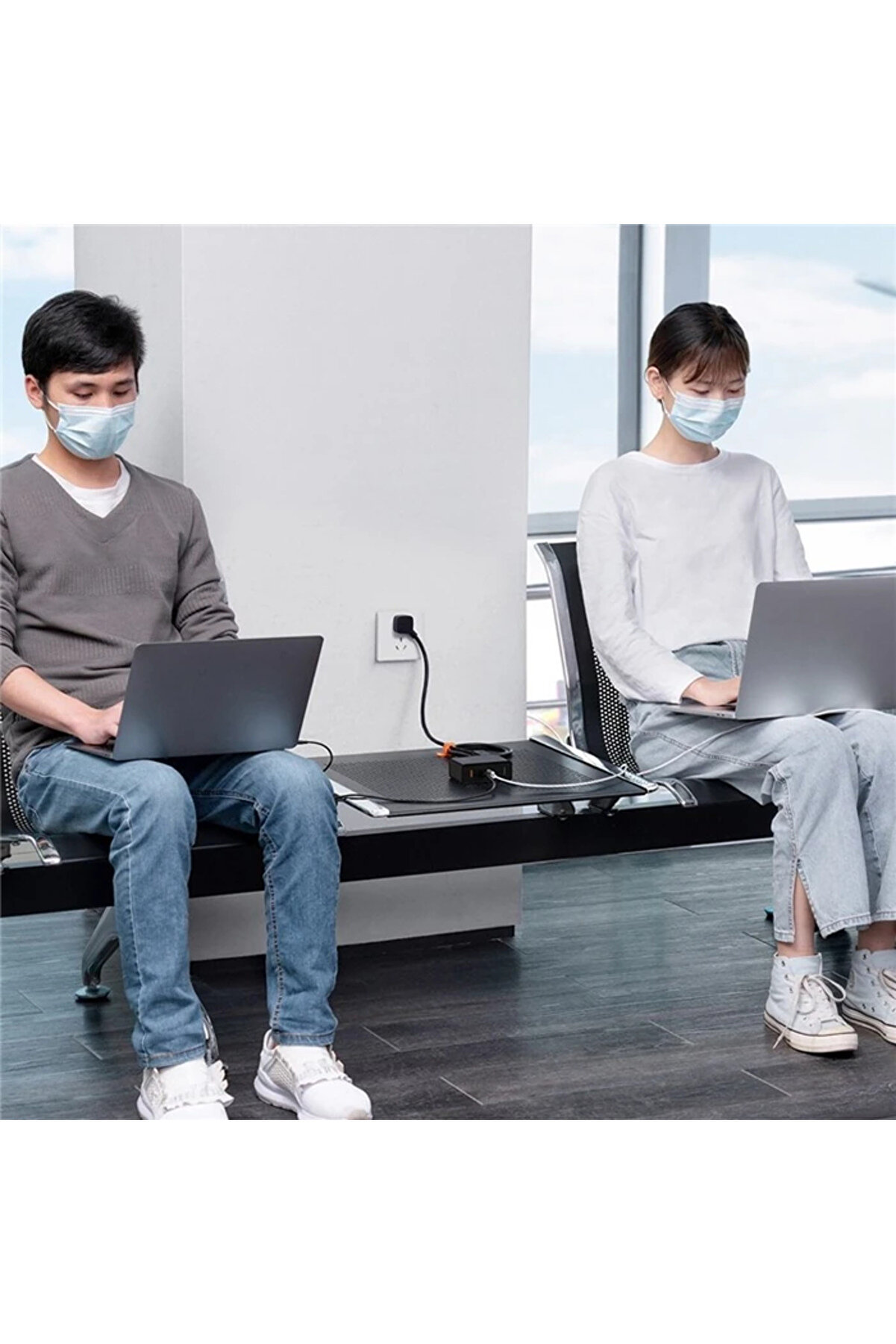 Power Mi̇ni̇ Power Stri̇p 1Ac 10 M Güç Kablosu /Eu + Uk Fi̇ş Adaptörleri̇ Dahi̇l-(5775 - Gms7546-6321