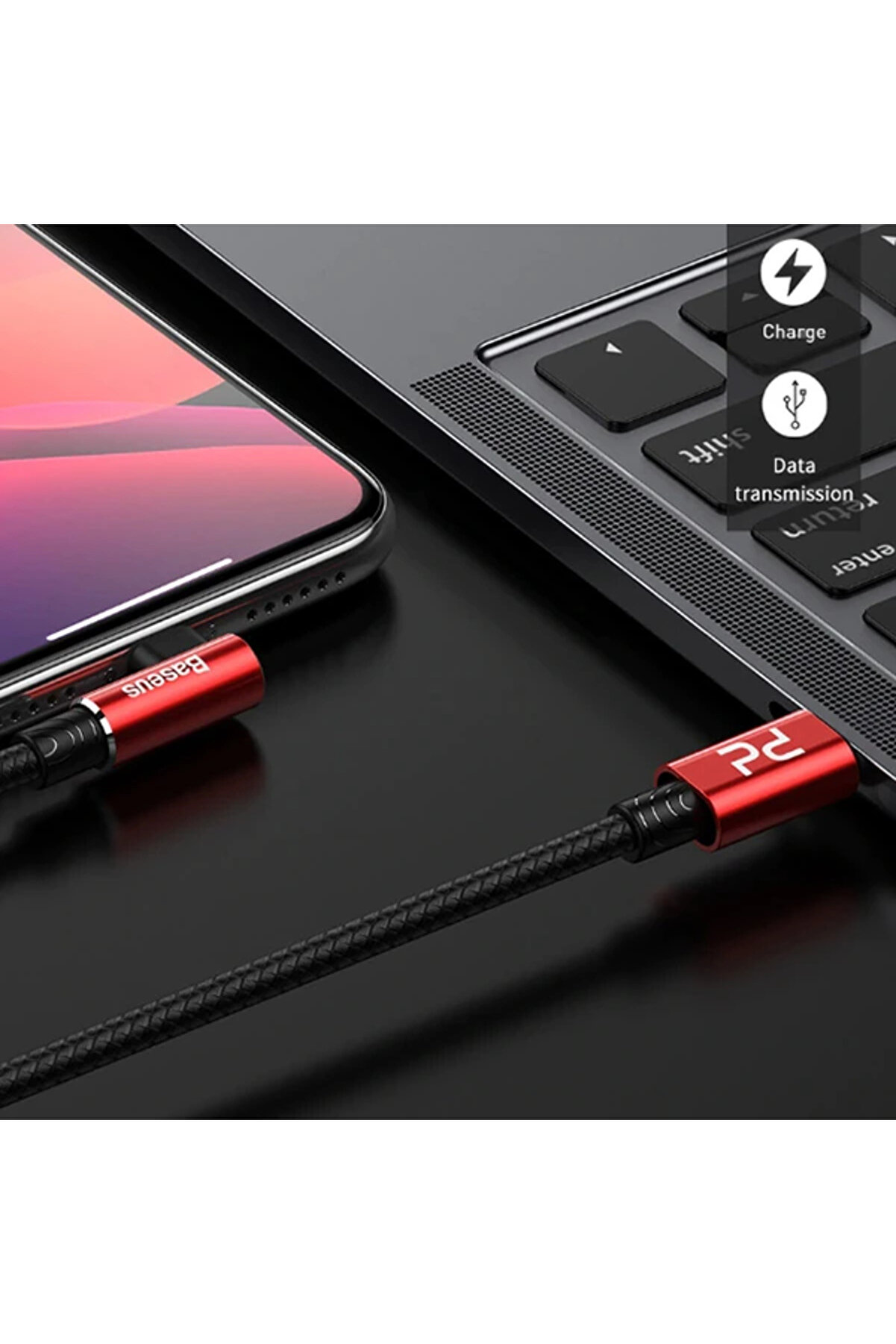 Mvp Elbow Type-C To İphone Pd 18W Hızlı Şarj Usb Kablo 1Metre-(5775) - Gms2526-1197