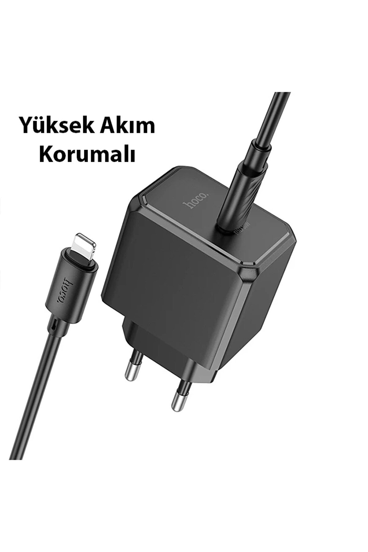 Hoco Cs15A 30W Type-C Şarj Aleti̇ + Type-C To İphone Li̇ghtni̇ng Kablo Seti̇-(1903) Uyumludropx9491-9179