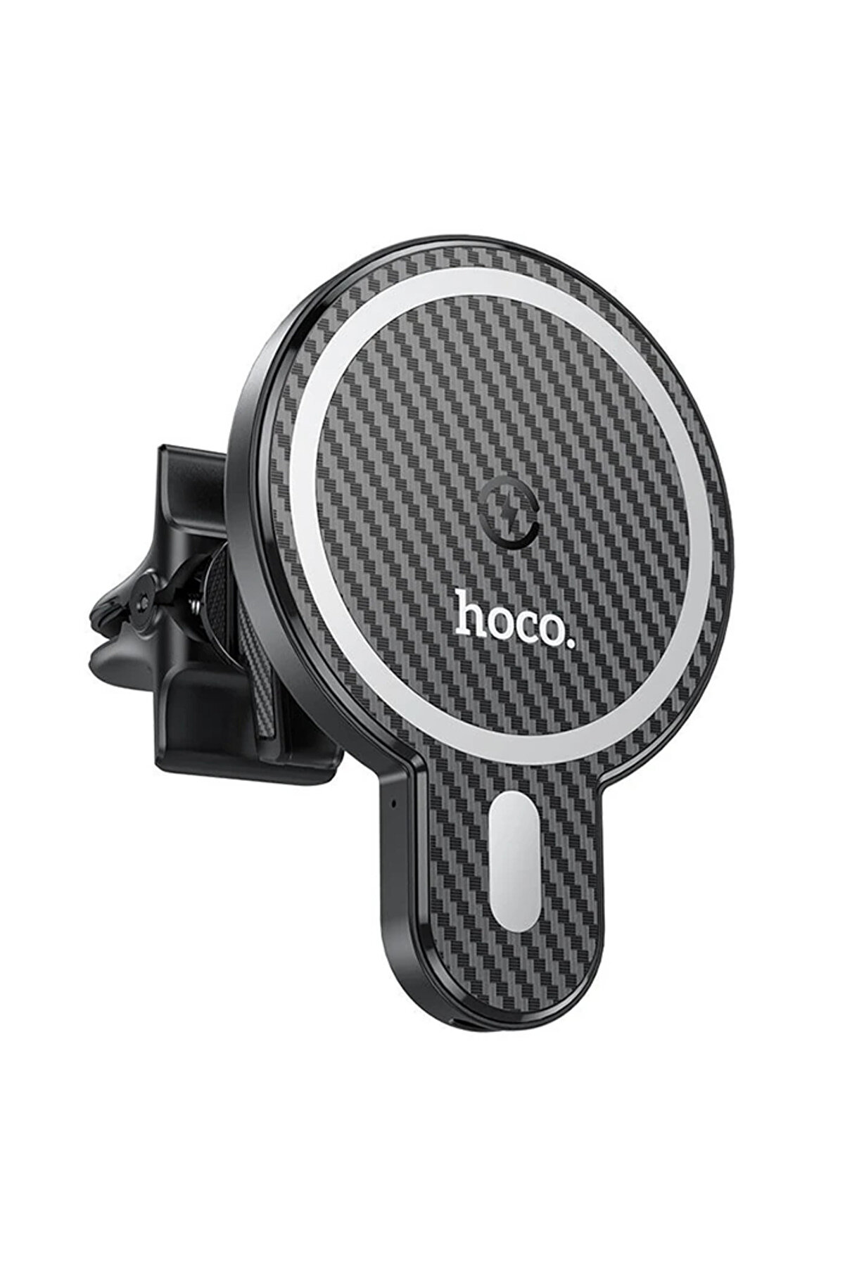 gizmurstore HOCO CA85 Araç Havalandırma Bölmesi 15W Kablosuz Hızlı Şarj Telefon Tutucu-(57 - GMS5267-1178