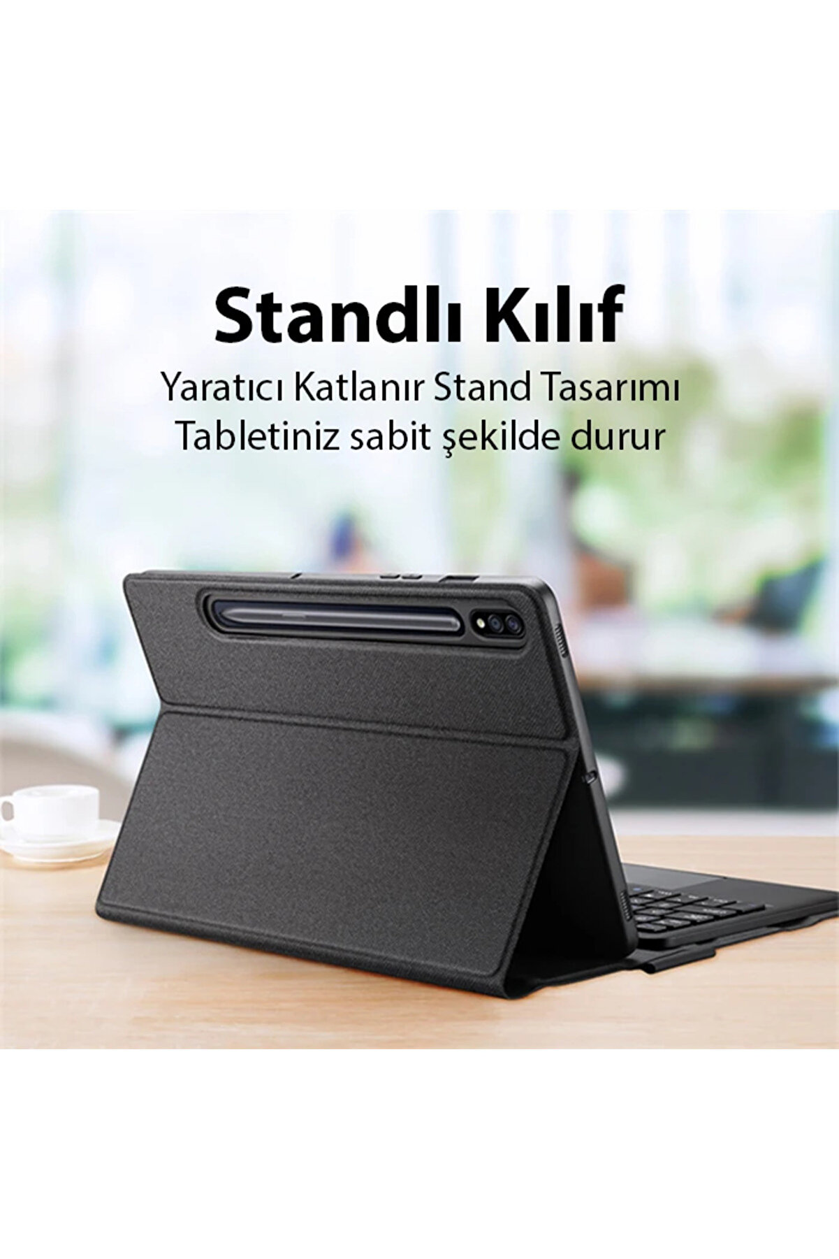Dux Duci̇s Sm Galaxy Tab S8/S7 Bluetooth Klavye Touchpad Kılıf X700-X706-T870-T875- - Gms8723-7012