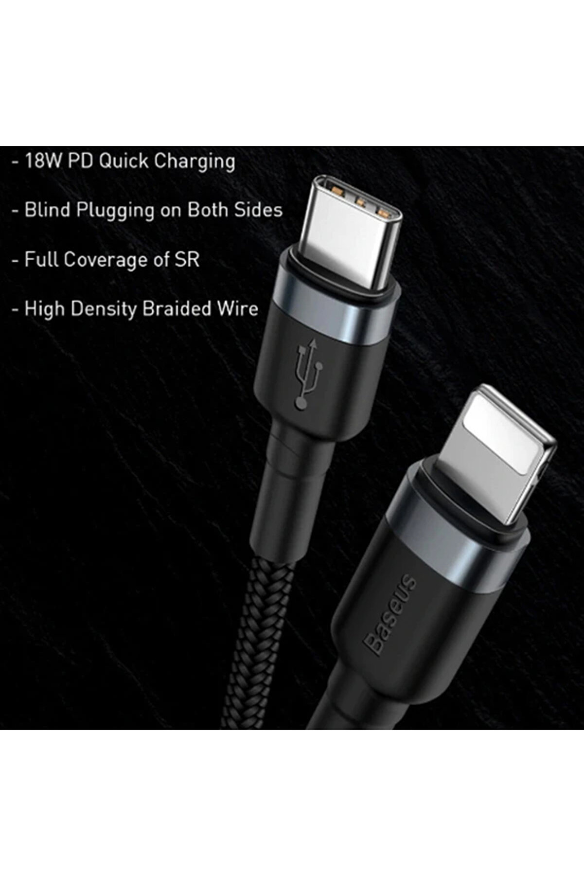 Cafule Seri̇es Type-C To İphone Pd18W Hızlı Şarj Kablosu 1Metre-(5775) - Gms7952-1445