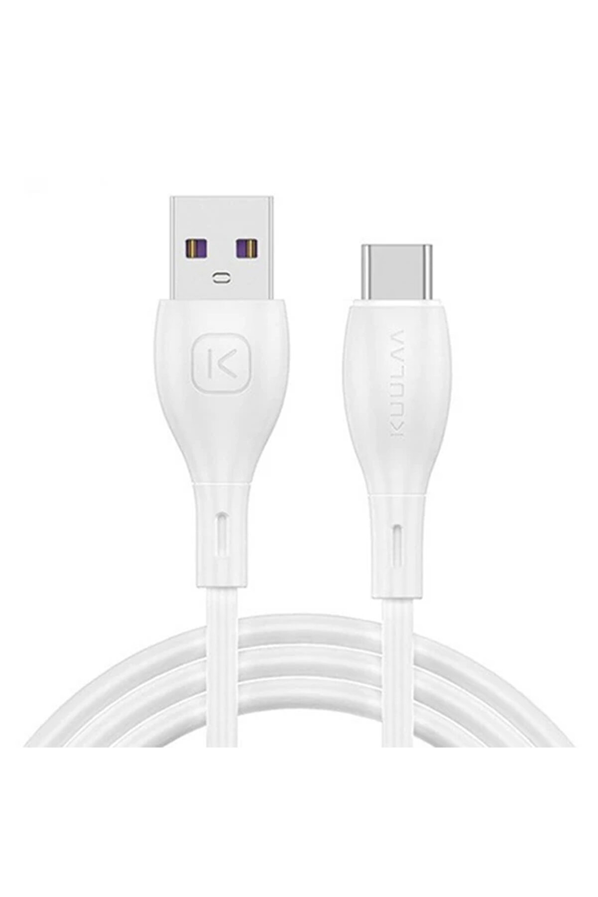 CepteToptan KUULAA Liquid Silicone USB Type C QC3.0 Hızlı Şarj Kablosu 1metre-(1903) - DROPX3690-1404