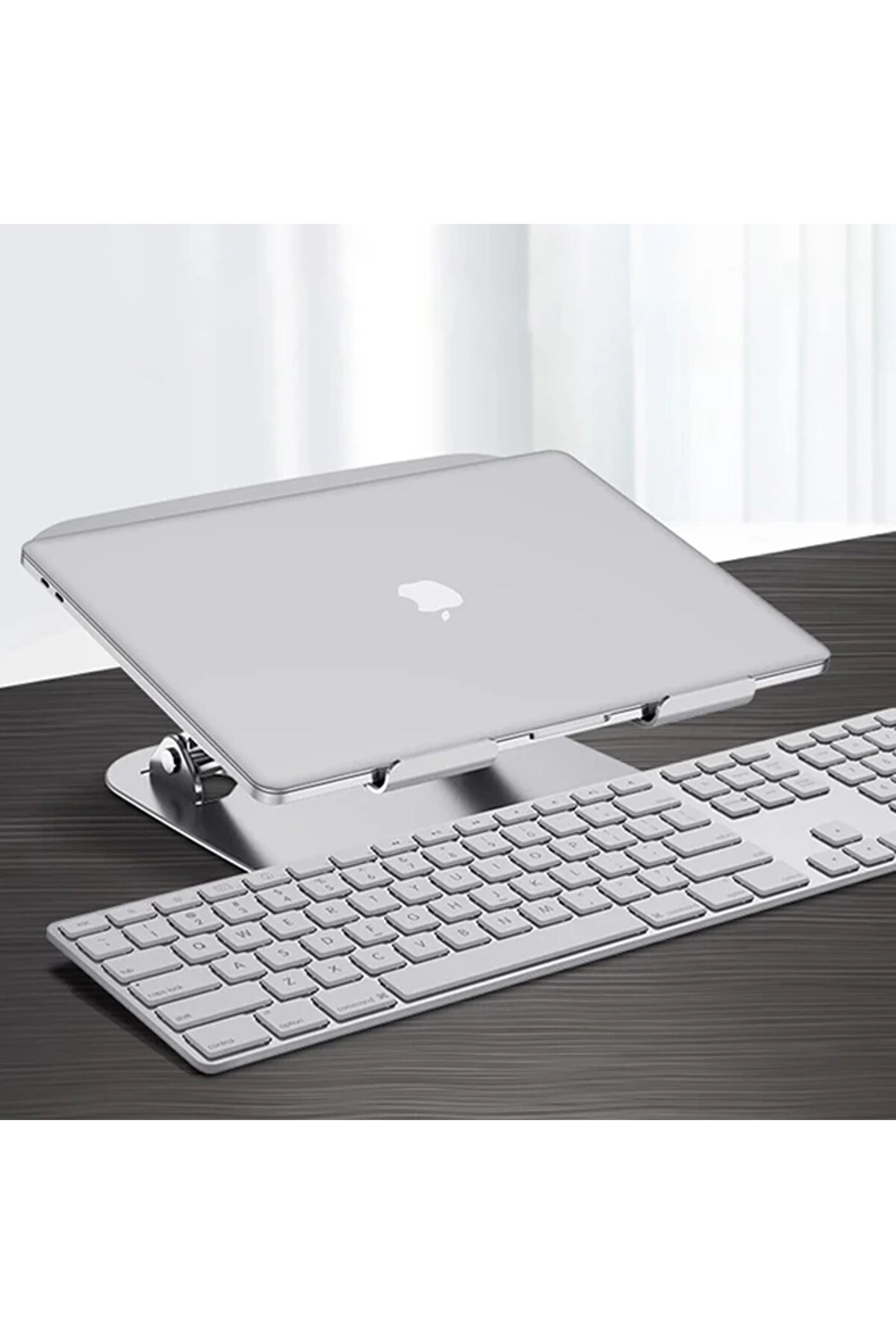 Ally T602 Ayarlanabi̇li̇r Katlanır Isı Havalandırmalı Alümi̇nyum Laptop Stand - Dropx2466-3395