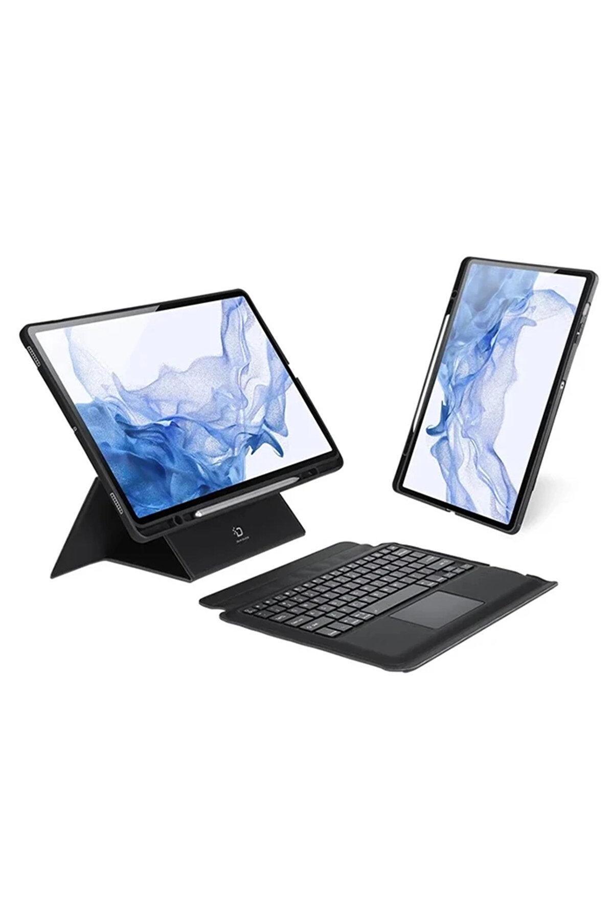 Dux Ducıs Galaxy Tab S8+ / S7+ / S7 Fe İçi̇n Ayrılabi̇li̇r Bluetooth Klavye Touc - Dropx9292-9918