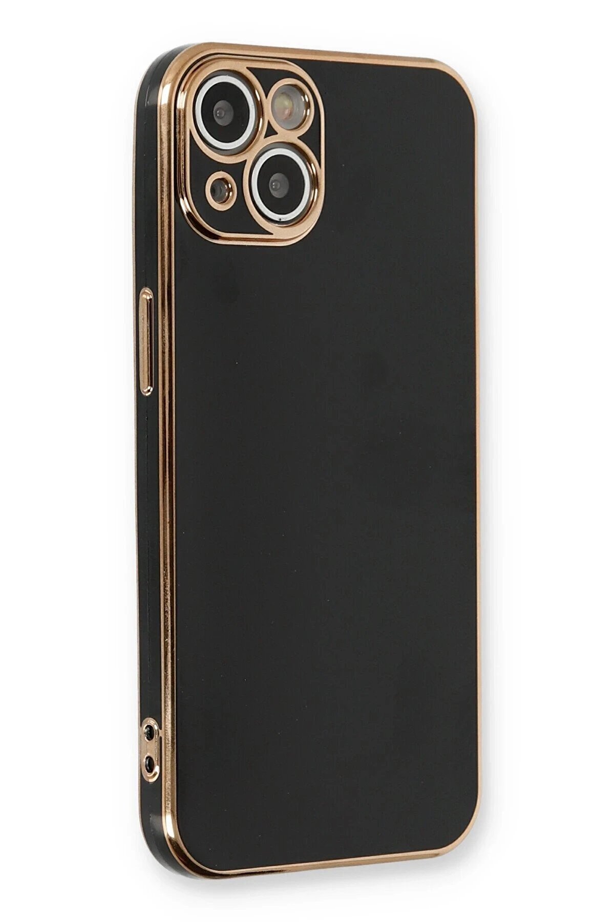 Toptan Bulurum iPhone 13 Kılıf Volet Silikon - Siyah