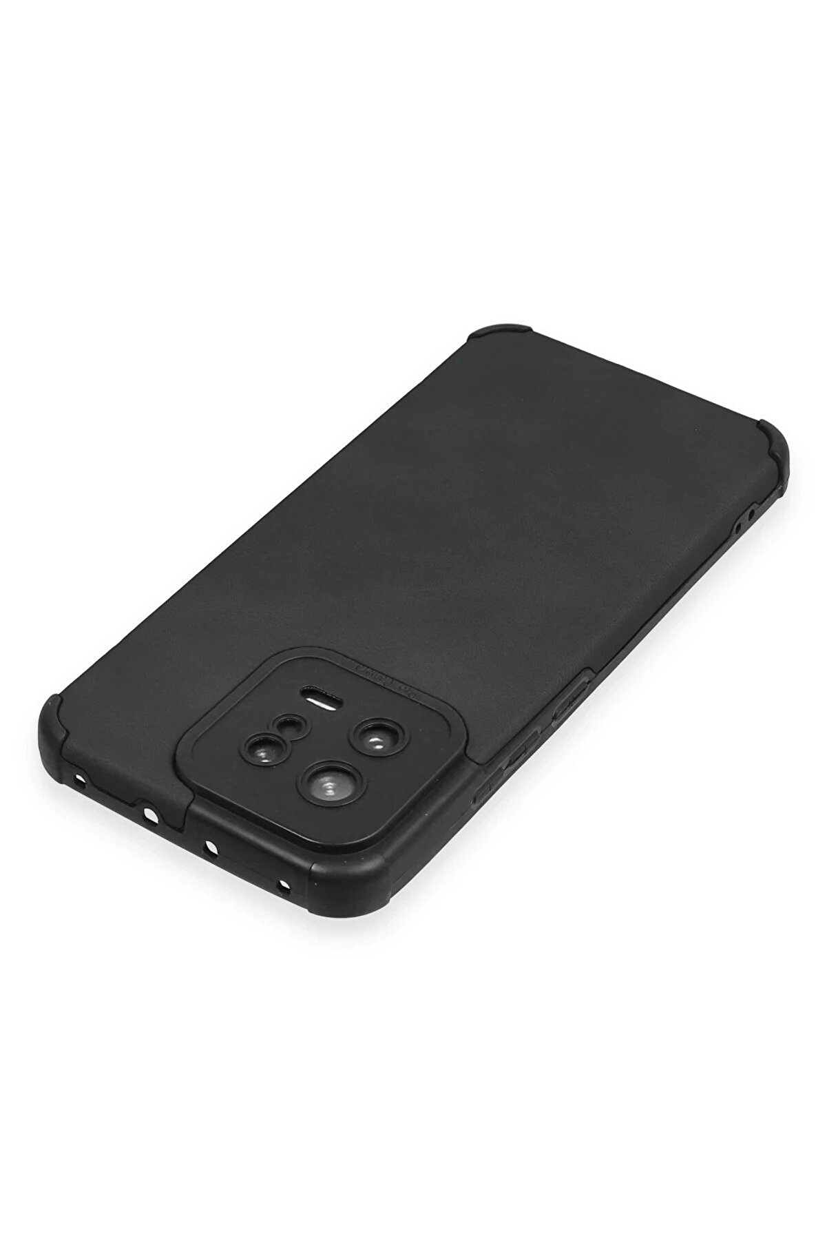 Xi̇aomi̇ Mi̇ 13 Kılıf Loop Deri̇ Si̇li̇kon - Si̇yah
