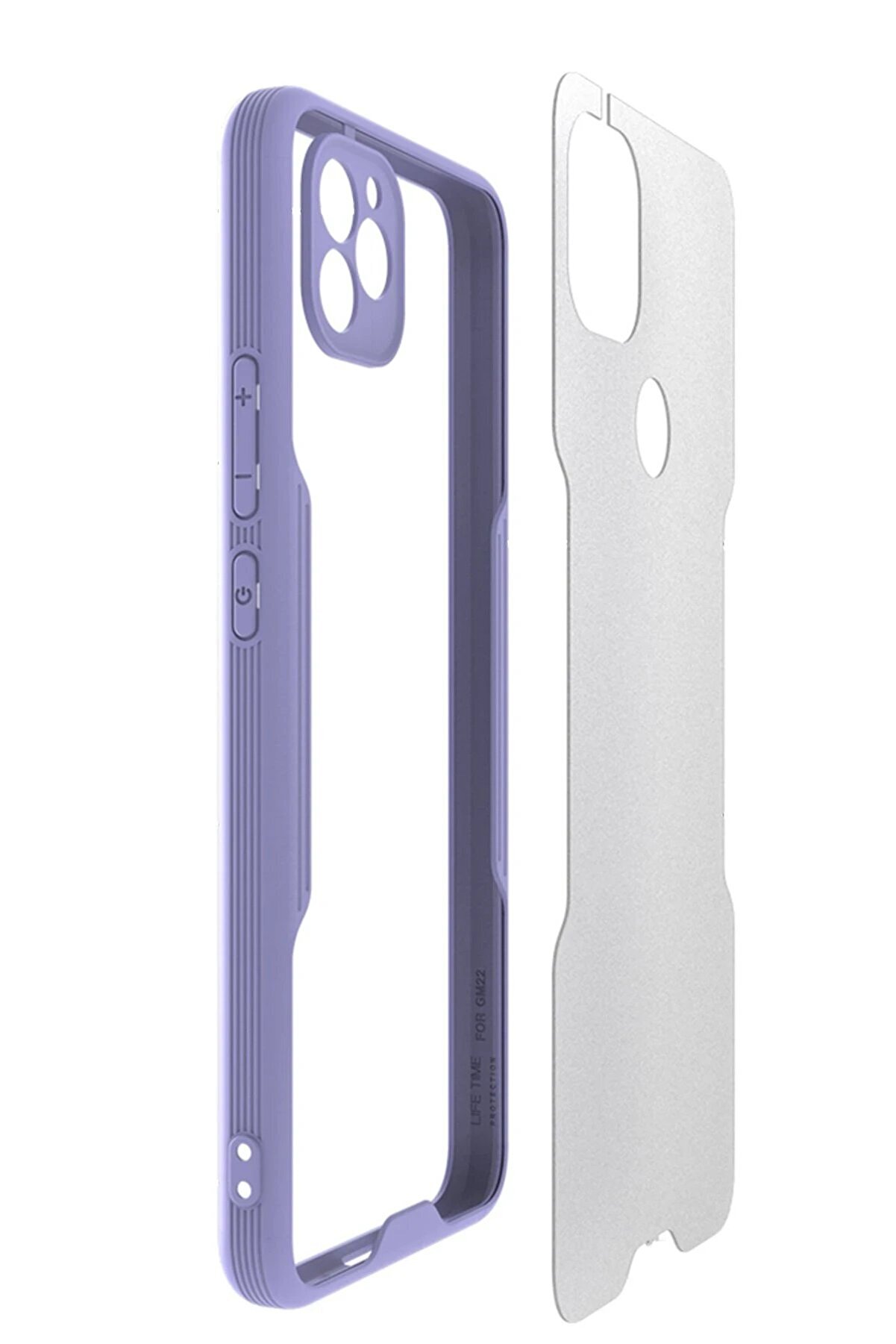 General Mobi̇le Gm 22 Kılıf Plati̇n Si̇li̇kon - Si̇yah