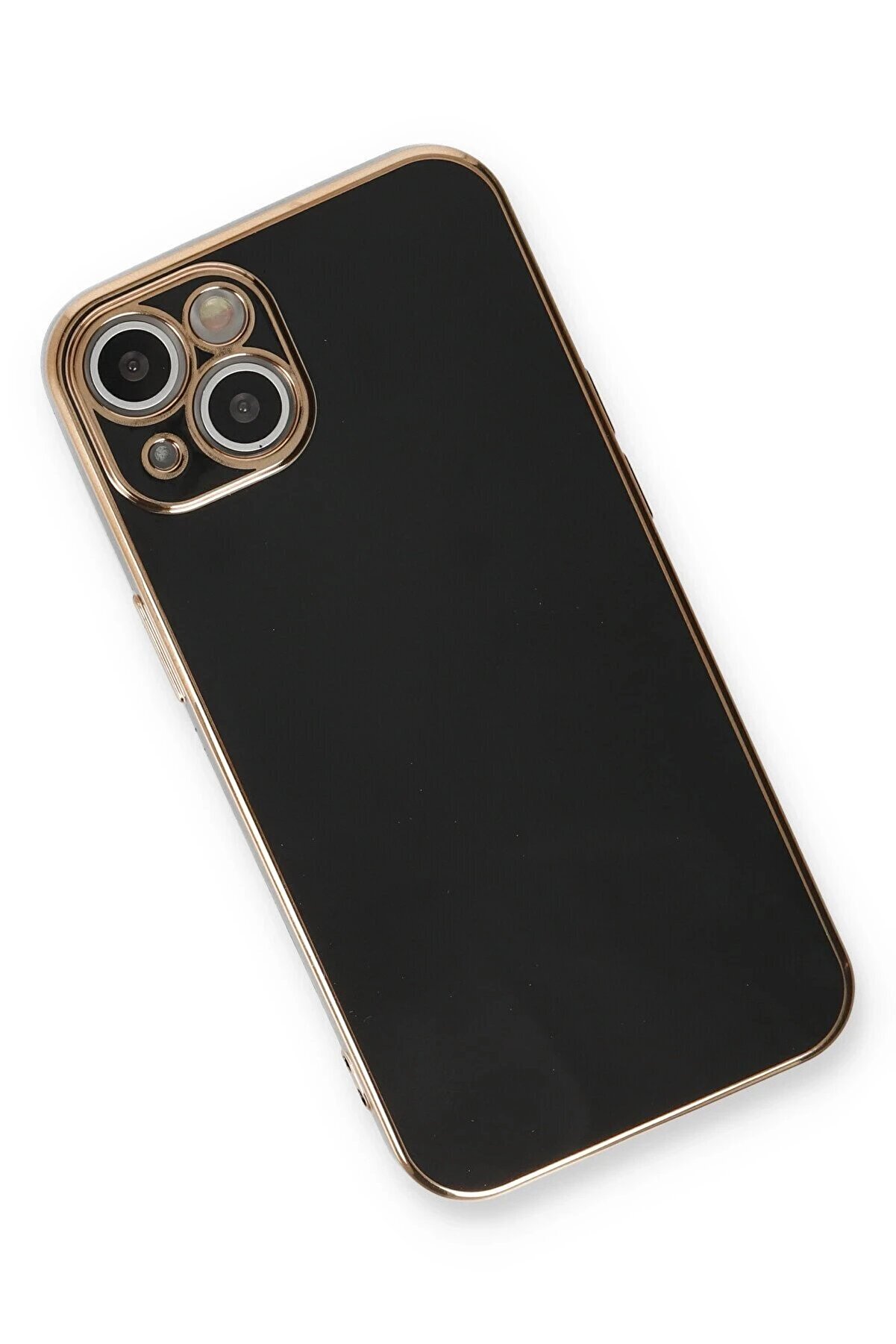 İphone 13 Kılıf Volet Si̇li̇kon - Si̇yah