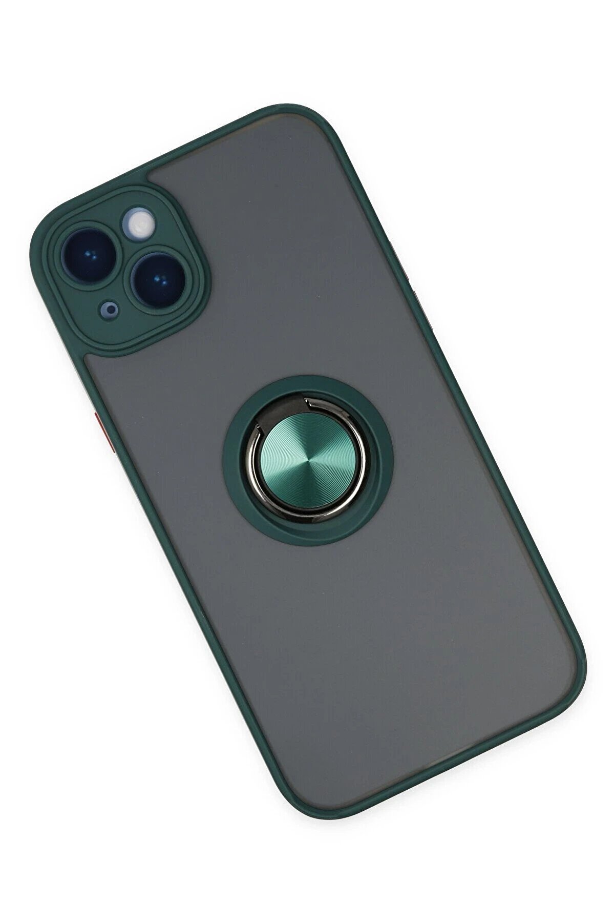 İphone 14 Kılıf Montreal Y&uuml;z&uuml;kl&uuml; Si̇li̇kon Kapak - Yeşi̇l