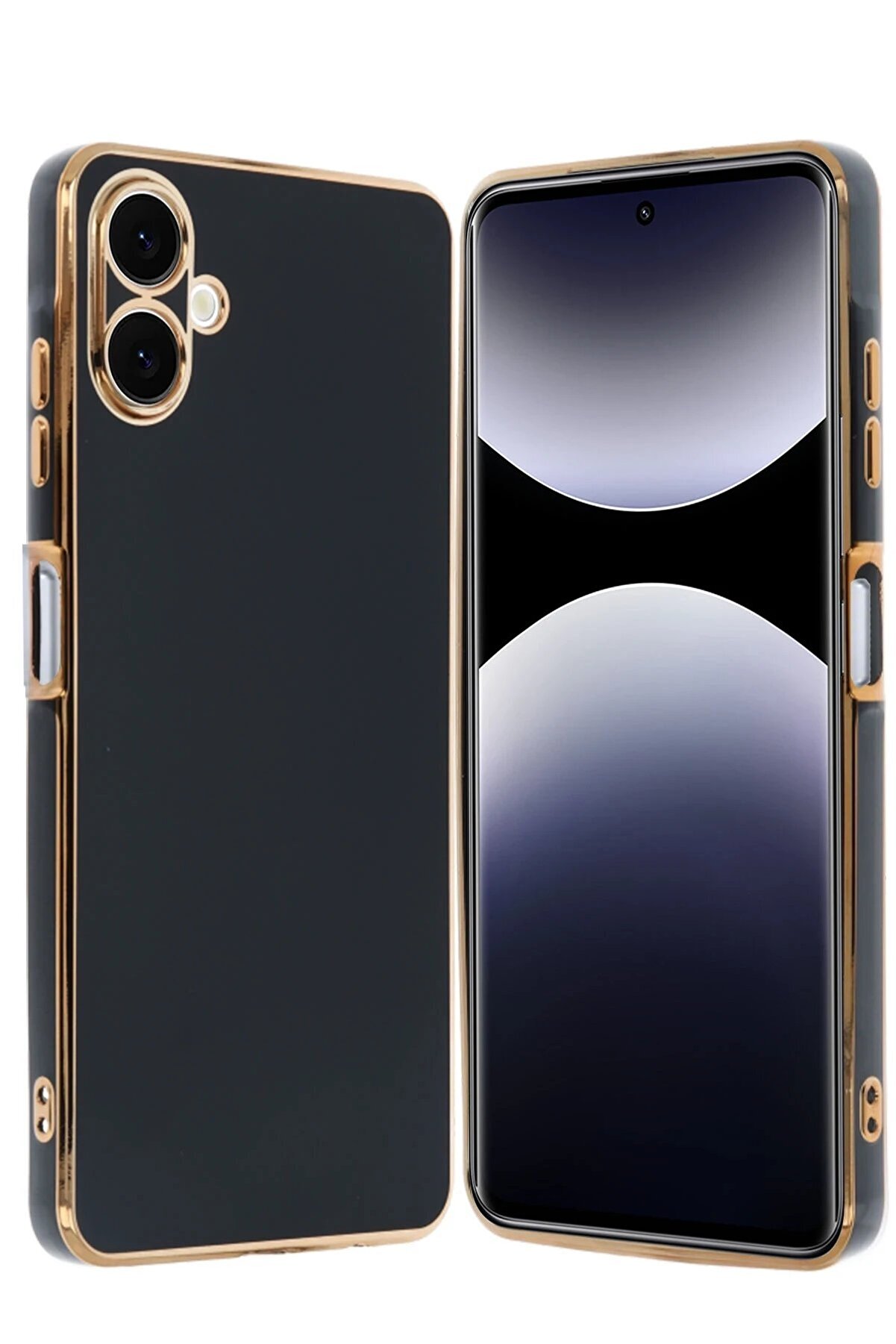 Samsung Galaxy A06 Kılıf Volet Si̇li̇kon - Si̇yah - Dropx4580-8193