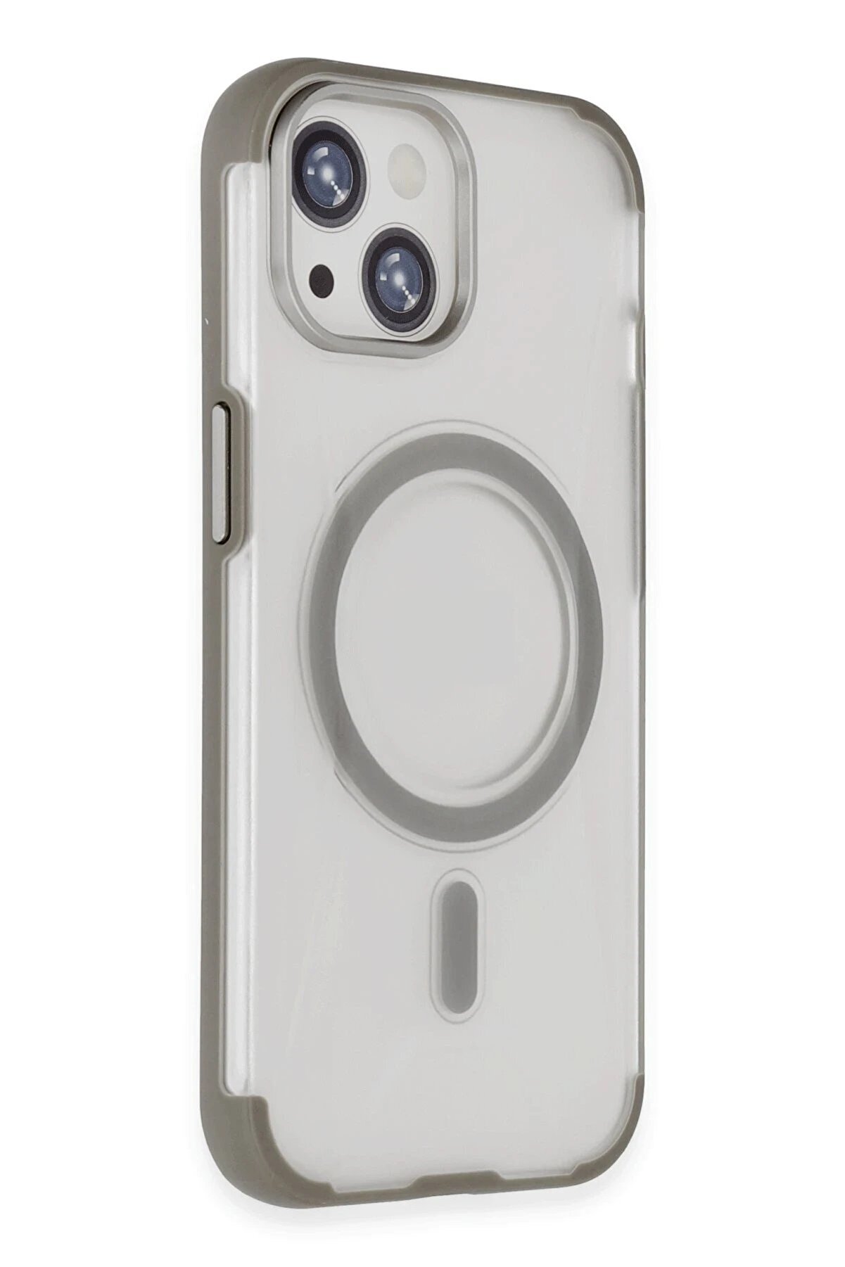 İphone 15 Hi̇lton Magsafe Kapak - Ti̇tan Gri̇ - Dropx6231-8392