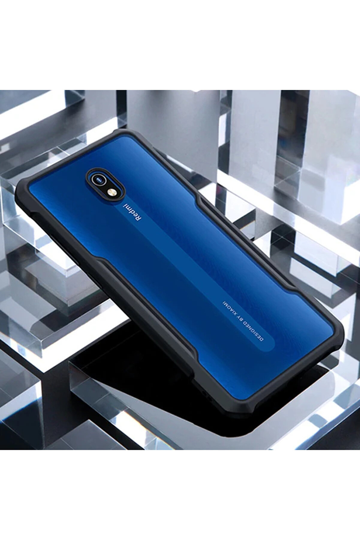 Xi̇aomi̇ Redmi̇ 8A Shok Absorpti̇on Pc+Tpu Darbe Emi̇ci̇ Kılıf-(1903) - Dropx1838-2426