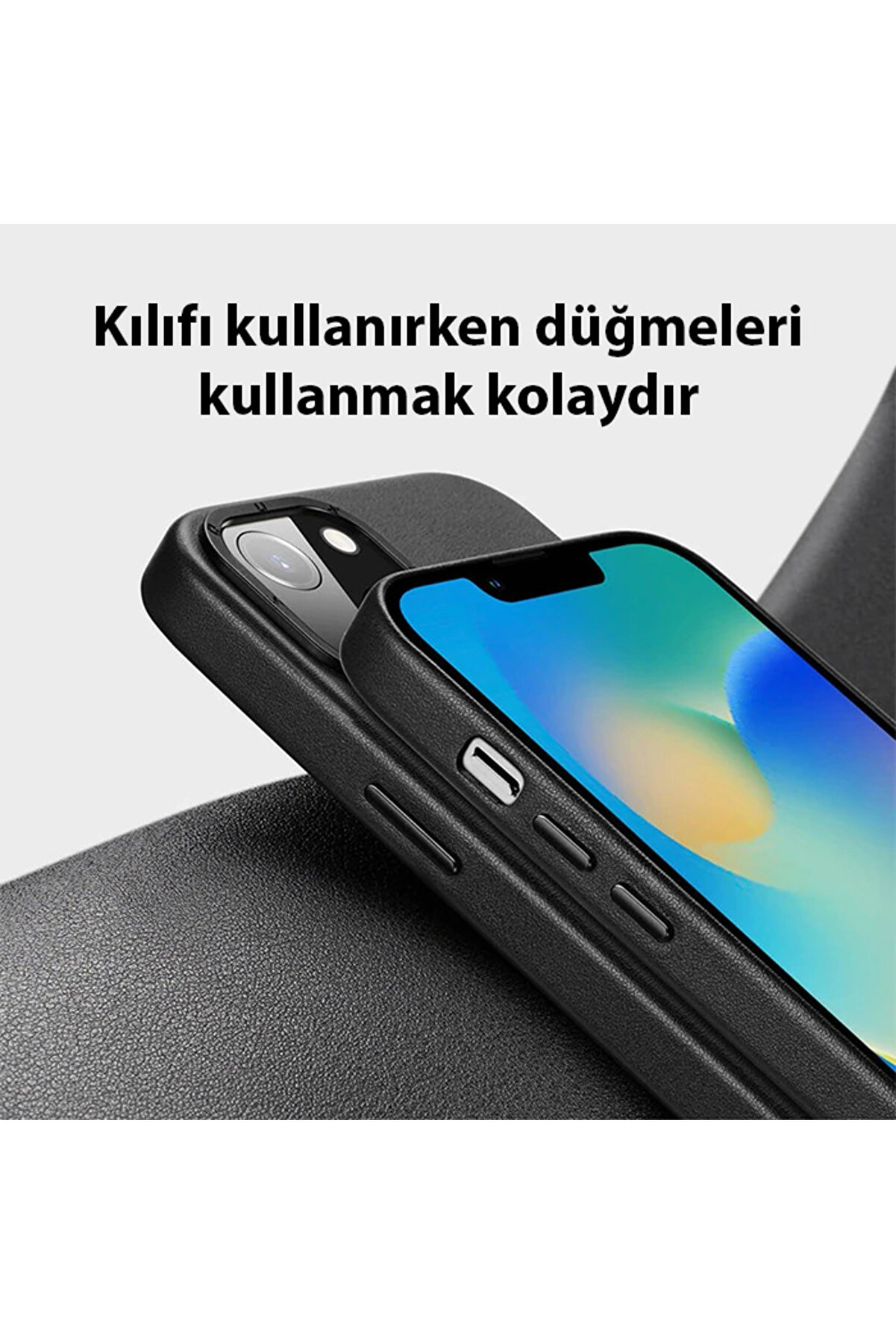 Dux Duci̇s Gri̇t Seri̇es İphone 14 6.1İnç Premi̇um Magsafe Uyumlu Kılıf-(5775) - Gms7913-2430