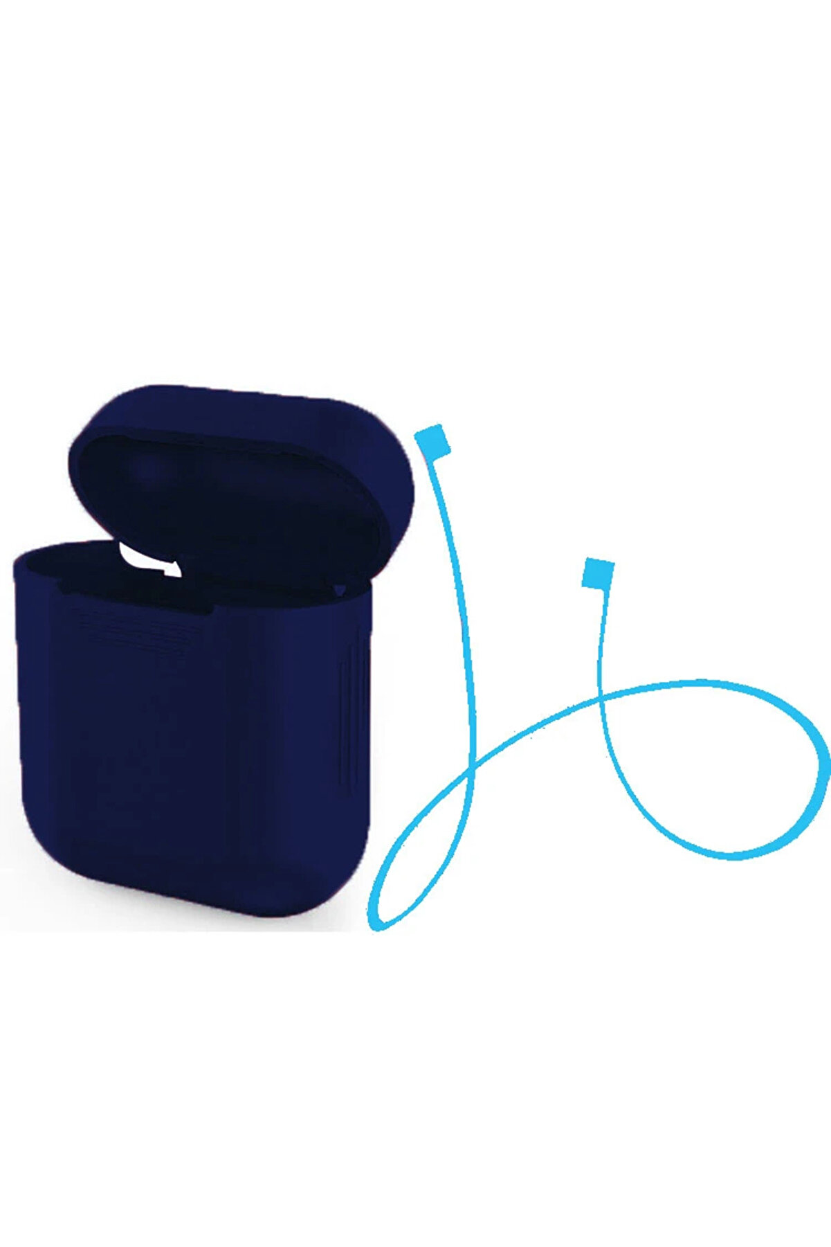 gizmurstore Ally Apple İçin Renkli Strap Kulaklık Askısı+ Silikon Kılıf-(5775) - GMS6417-1904