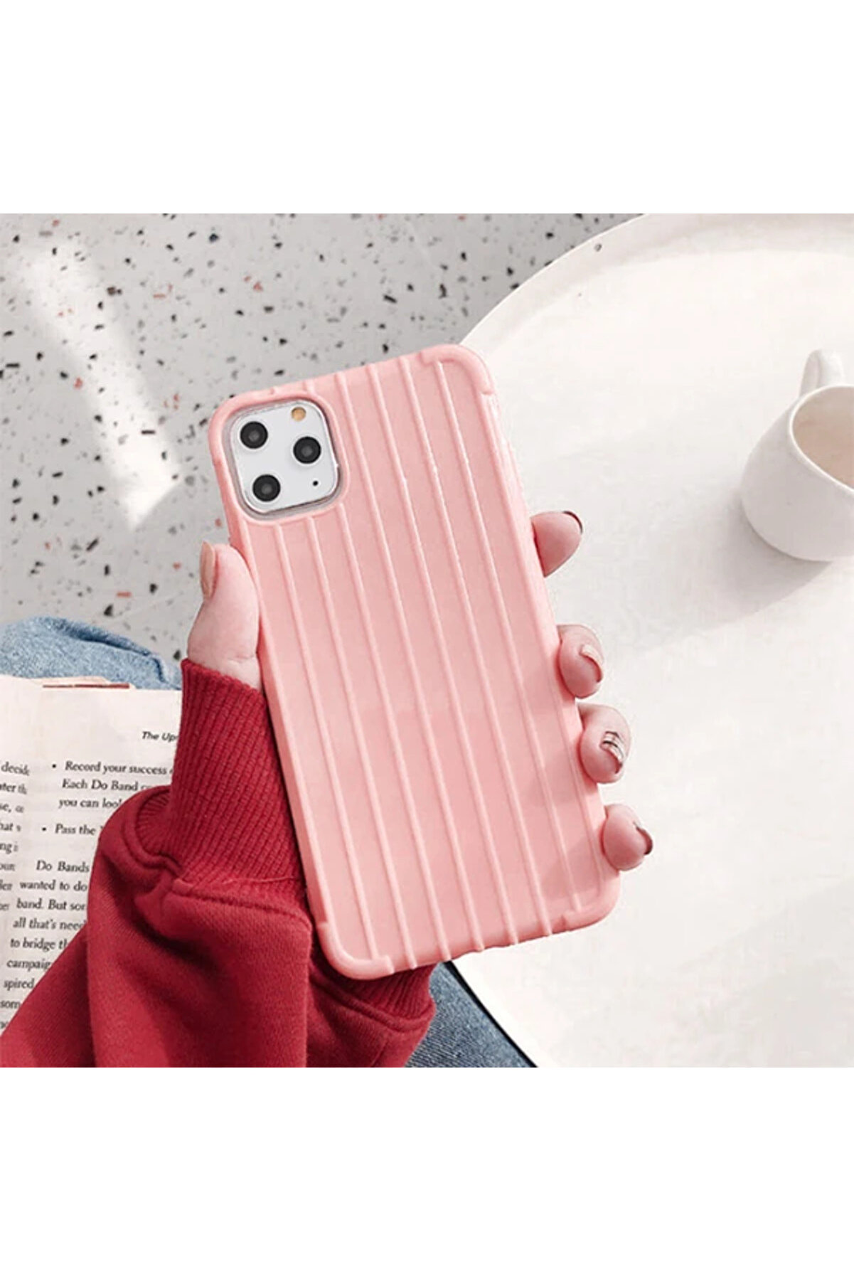 Ally İphone 11 Pro Max 6.5 İnch Trunk Li̇nes İnce Soft Si̇li̇kon Kılıf-(5775) - Gms4702-9194