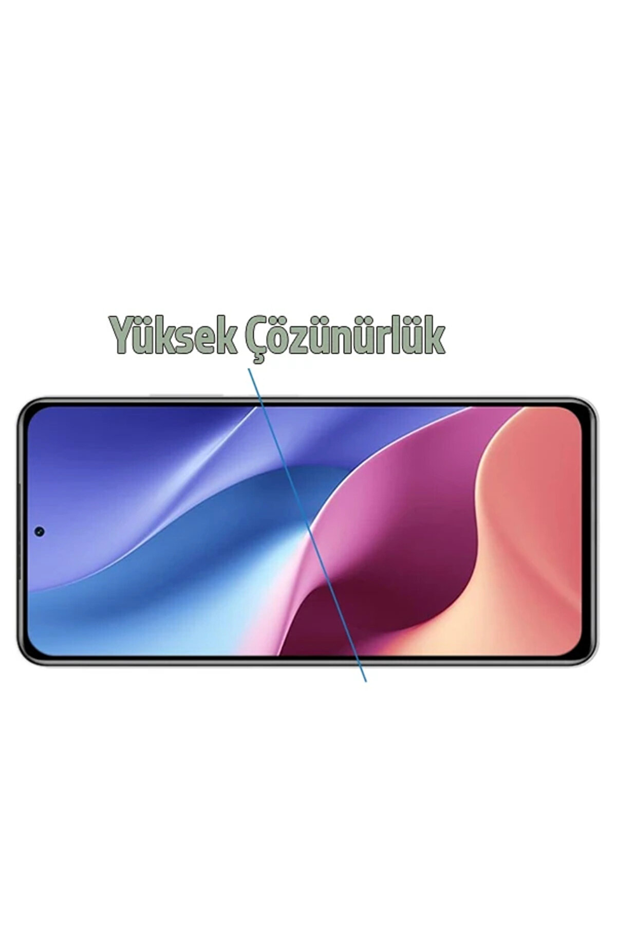 Xi̇aomi̇ Redmi̇ K40/K40 Pro Full Glue Tam Kaplama Ekran Koruyucu-(5775) - Gms3846-7536