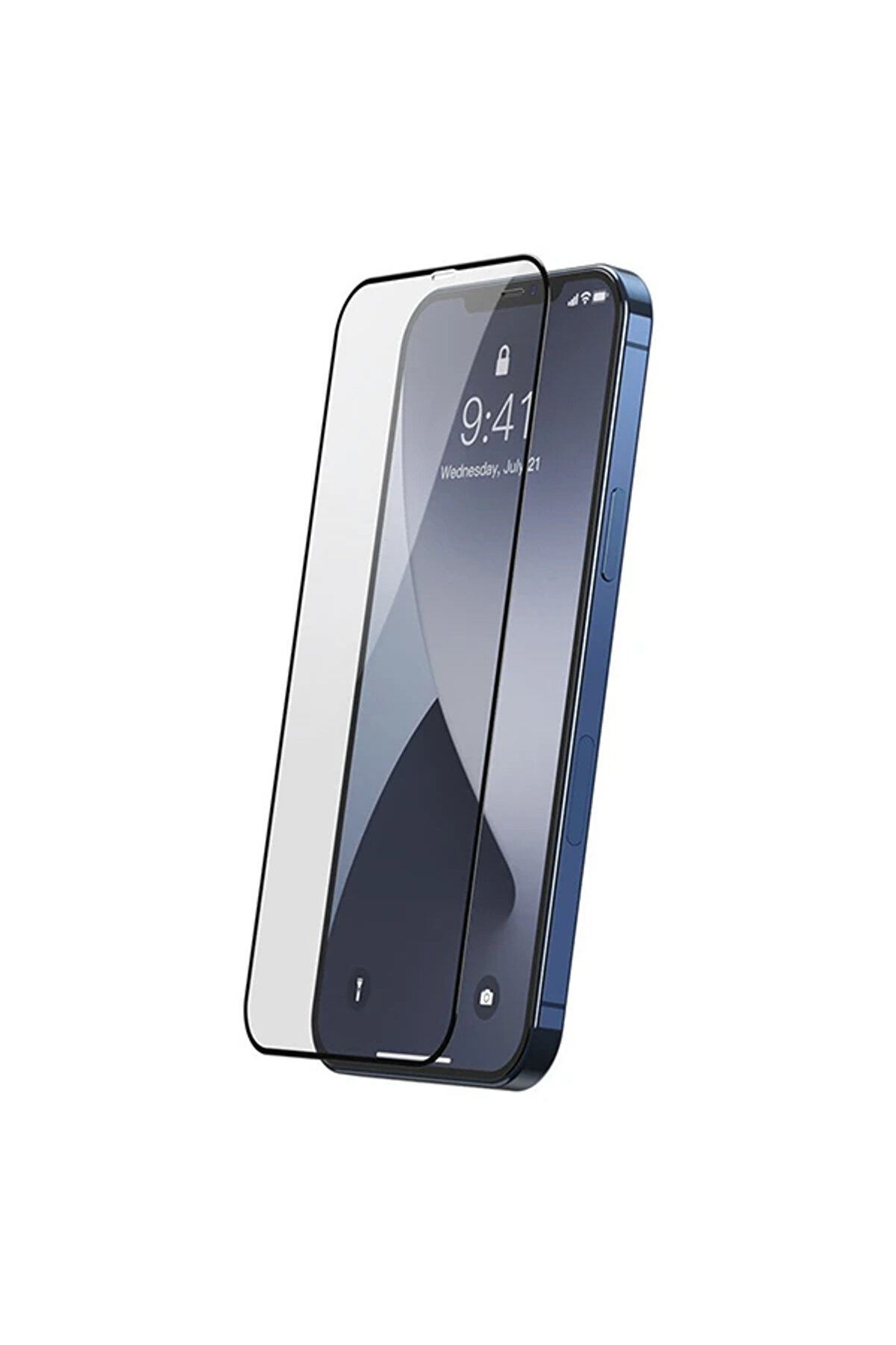 gizmurstore 0.25MM İPhone 12-12 PRO 6.1 3D Full Tempered Cam Ekran Koruyucu 2adet-(5775) - GMS7713-9165
