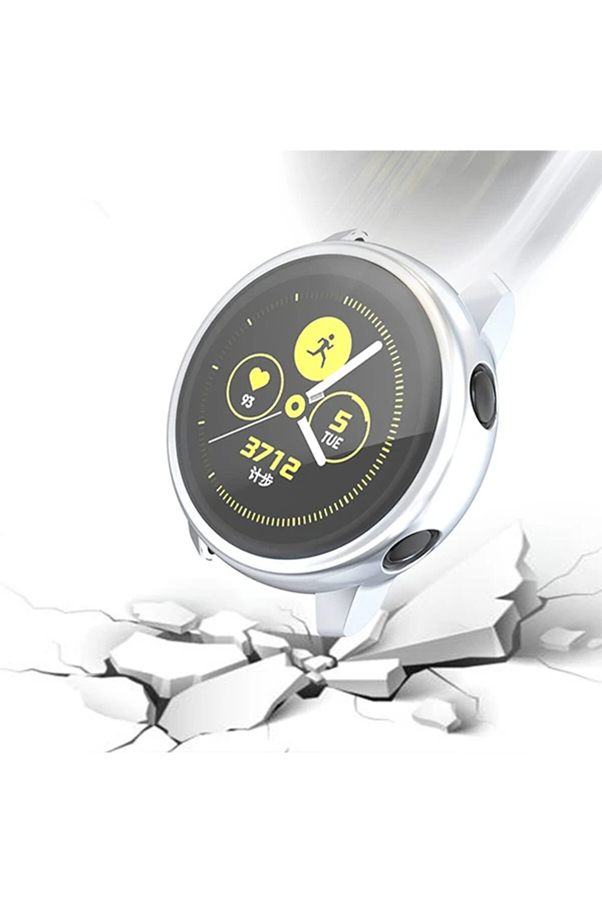 Ally Samsung Galaxy Watch Acti̇ve Sli̇m 360 Koruma Si̇li̇kon Kılıf-(1903) - Dropx6765-7504