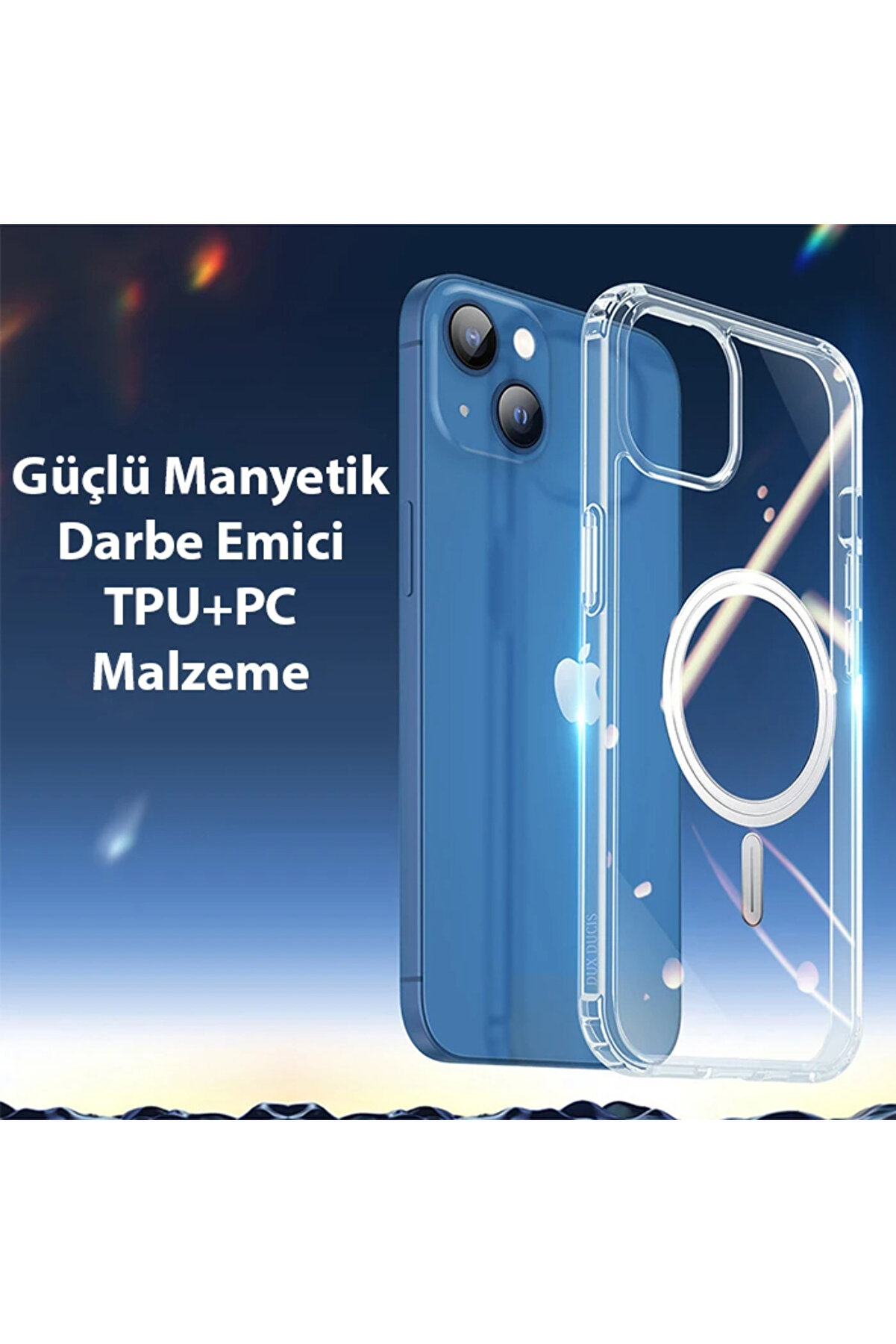 Dux Duci̇s Cli̇n Mag Seri̇es İphone 13 6.1 Magsafe Uyumlu Manyeti̇k Si̇li̇kon Kılıf- - Dropx9965-5589