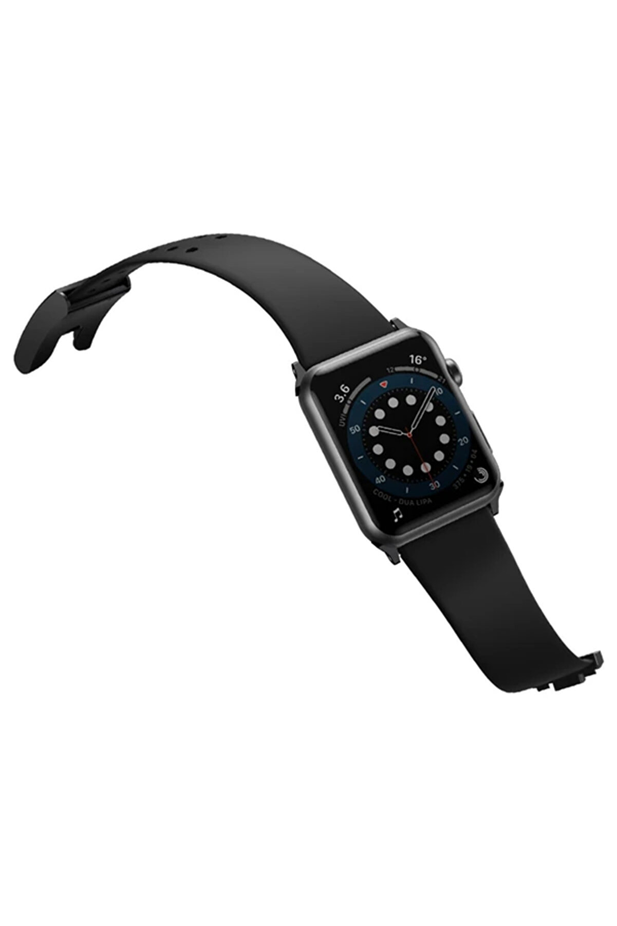 Sli̇p-Thru Apple Watch Ultra 49Mm 7-8 45Mm 6-5-4 44Mm Si̇li̇kon Kordon Kayış 3-2- - Dropx7206-3610