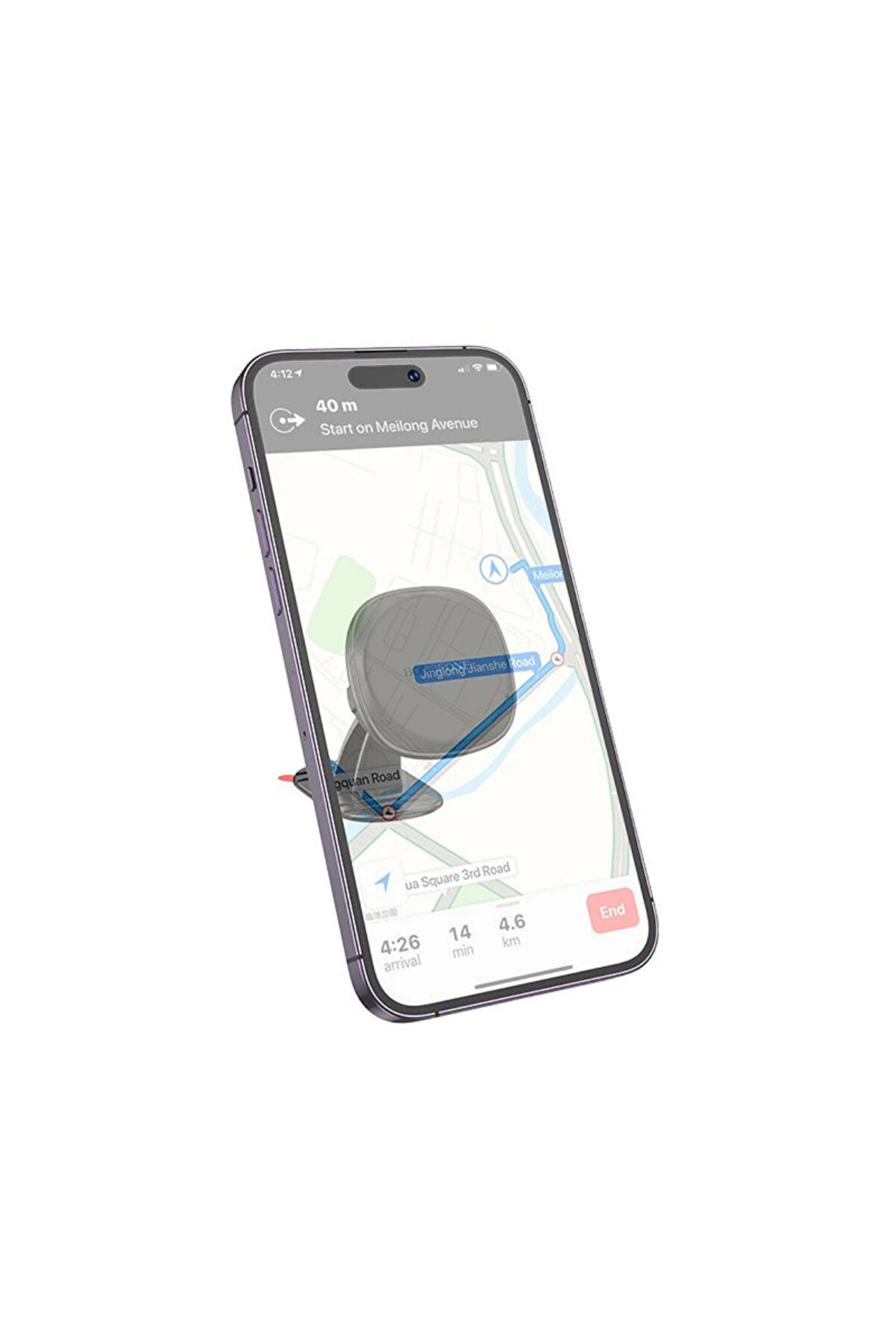 Hoco H30 360° Dönebi̇len Torpi̇do Üstü Araç İçi̇ Magsafe Manyeti̇k Araç İçi̇ - Dropx2122-8686