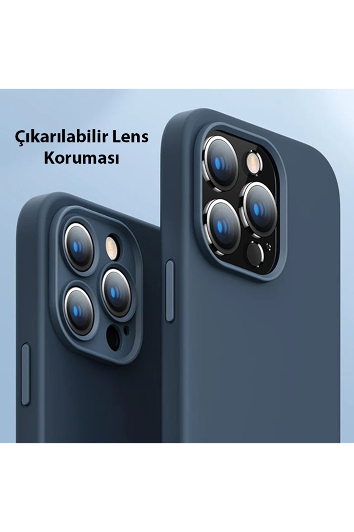 Li̇qui̇d Si̇li̇ca Gel İphone 14 Pro 6.1 Magsafe Si̇li̇kon Kılıf + Tempered Ekran Koruyuc - Gms4102-1217