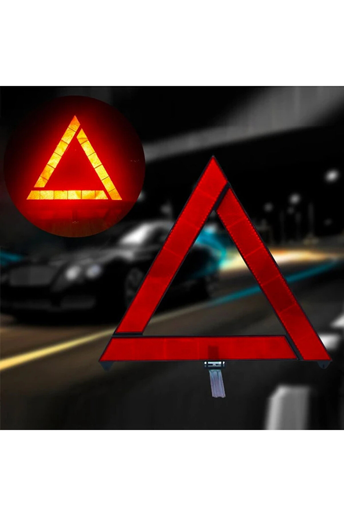 Ally Katlanabi̇li̇r Araç Oto Aci̇l Durum Arıza Reflektörü Yansıtıcı Dur İş - Snsmr9344-7436