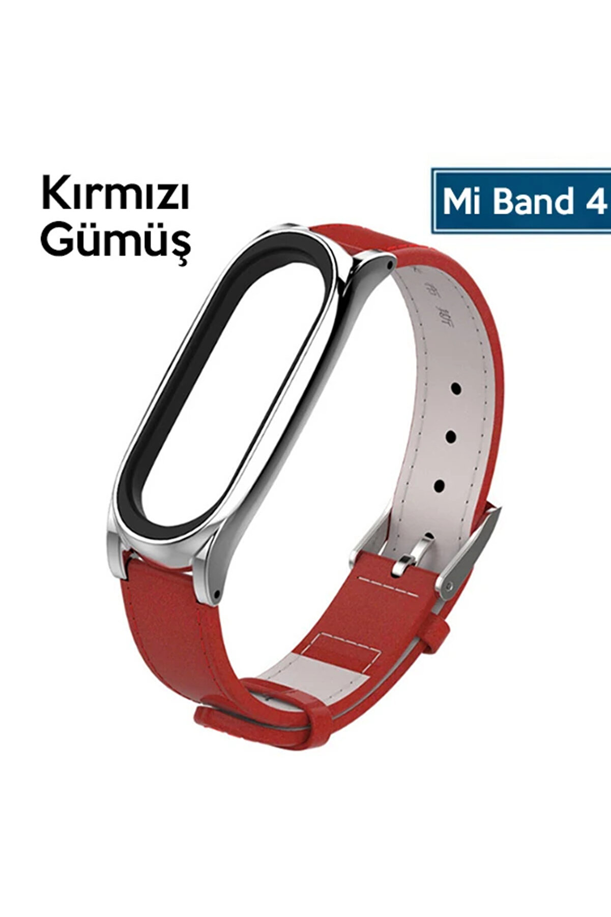 Mi̇jobs Xi̇aomi̇ Mi̇ Band 5-4 Pu Deri̇ Kayış Kordon-(1903) - Dropx1668-4642