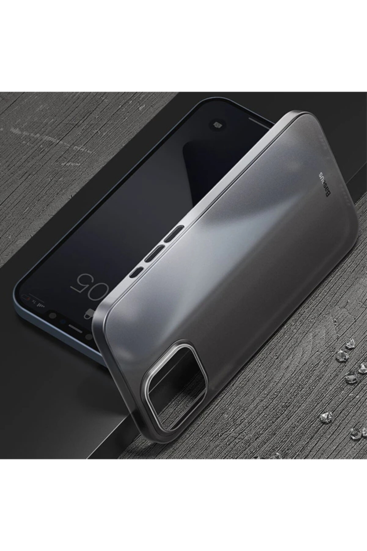 Wi̇ng Case İphone 12 Pro 6.1 Kılıf Ultra İnce Lux Mat Şeffaf Kılıf-(5775) - Gms6026-6245