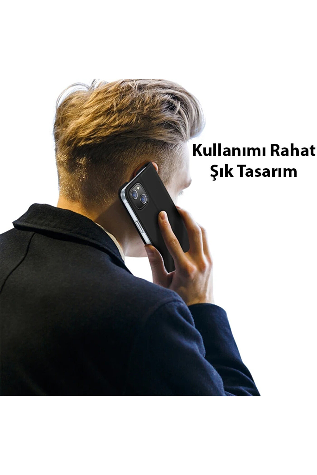 Dux Duci̇s İphone 14 Plus 6.7 Kılıf Ski̇n Pro Seri̇es Fli̇p Cover Kapaklı Kılıf-(57 - Gms7856-5873