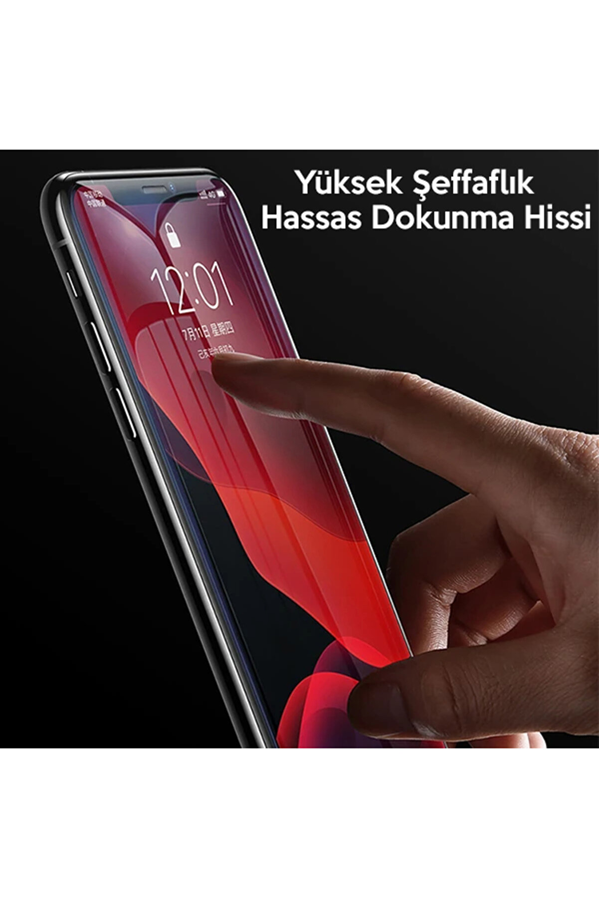 İphone 11 Pro- X-Xs 0.3Mm Ful Tempered Cam Ekran Koruyucu 2 Adet Set-(1903) - Dropx1794-6105